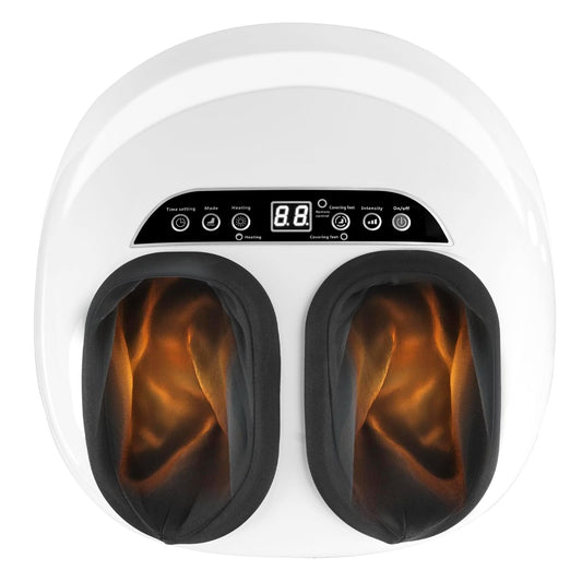 Thtthy Electric Foot Spa Massager with Heat Deep Kneading Shiatsu White DEMO