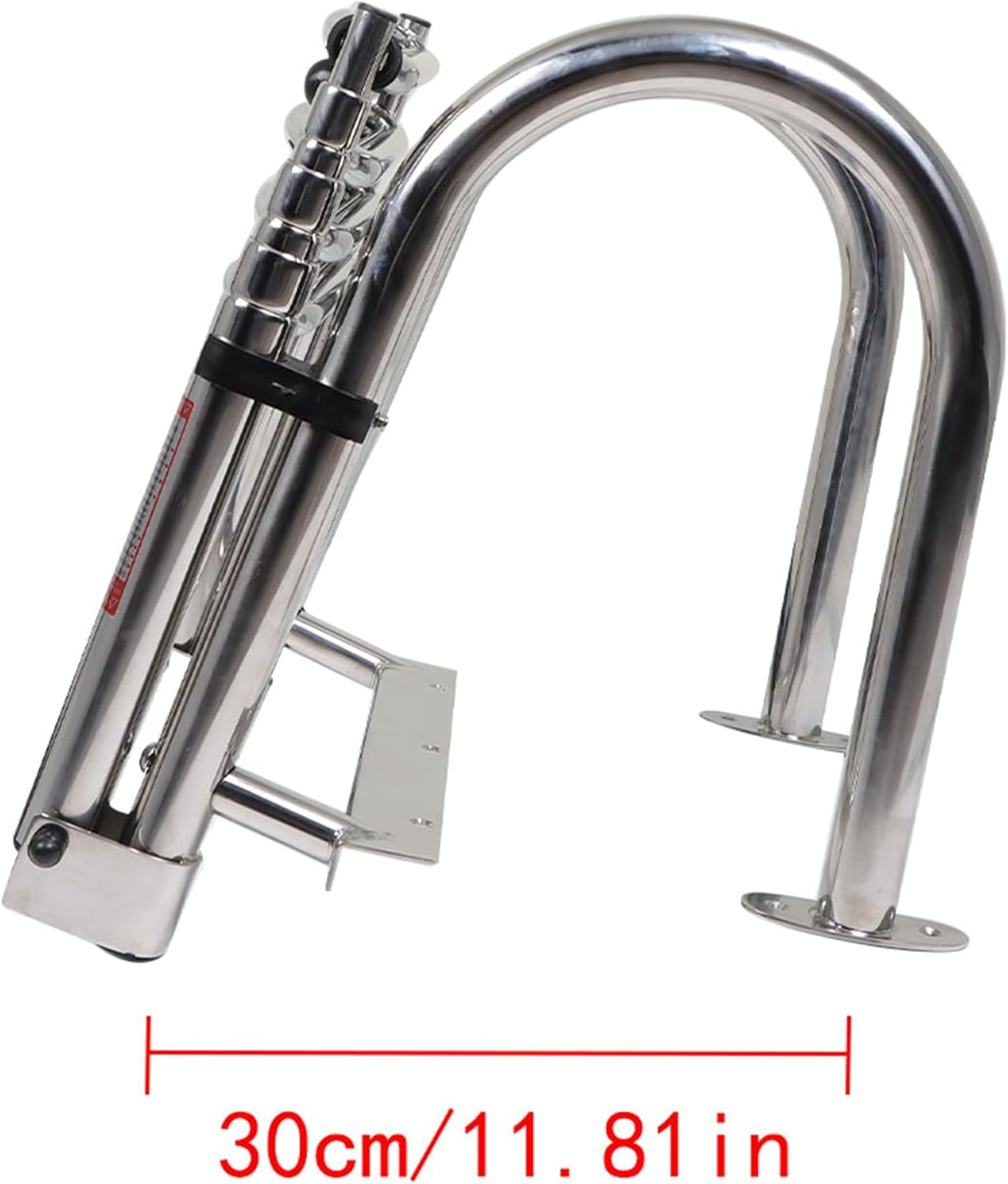 labwork Telescoping Stepstools Boat Ladder Foldable Stainless Steel 4 Step DEMO