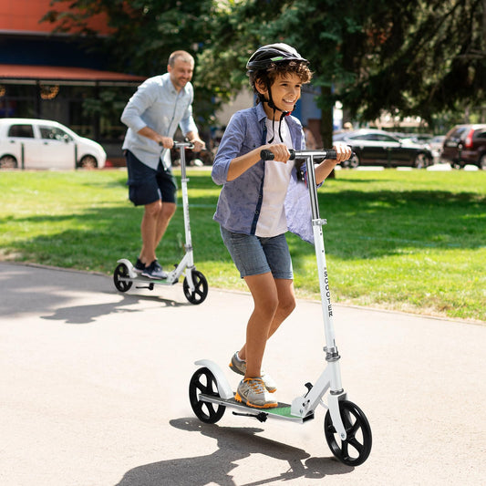 MONVELO Foldable Scooters Kick Scooter with 2 Big Wheels for Kids and DEMO