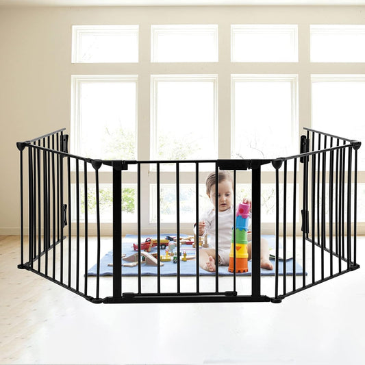 Phugis Extra Wide Baby Gate Configurable Playpen for Toddlers and Pets DEMO