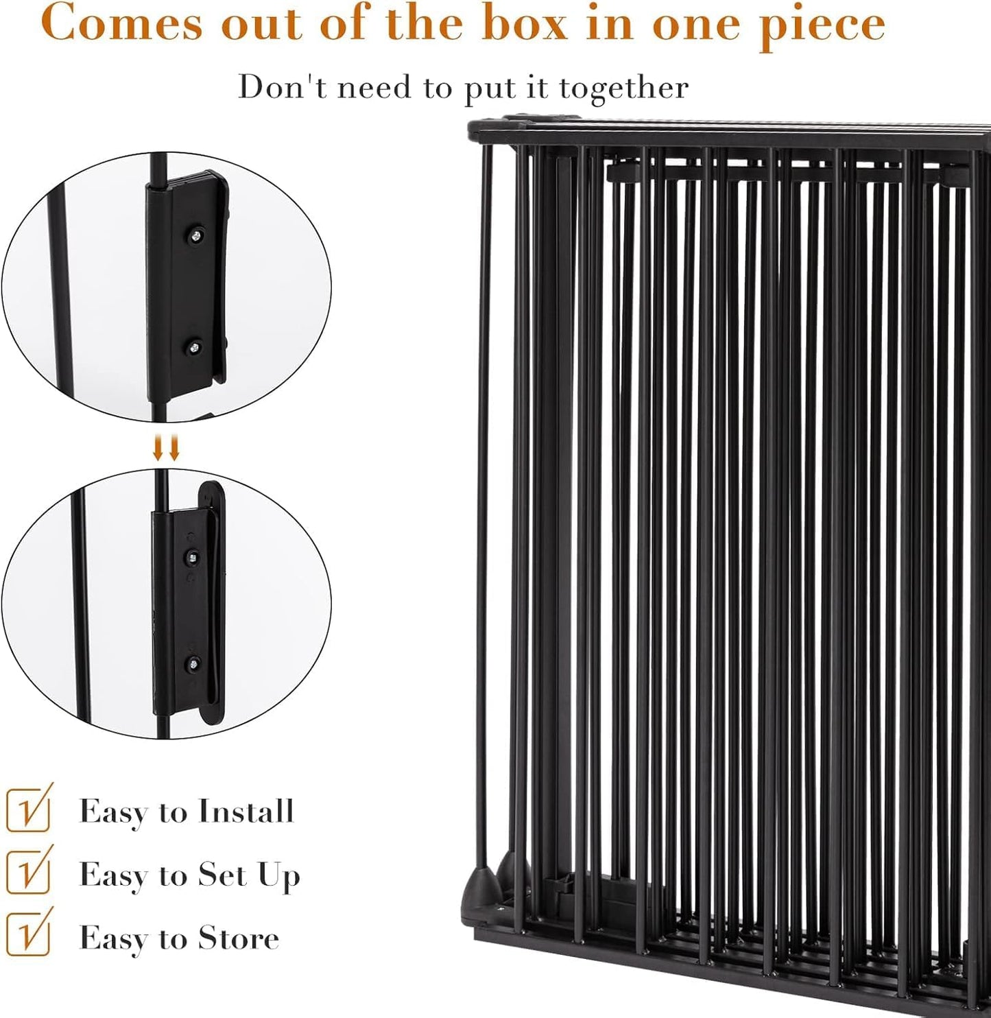 Phugis Extra Wide Baby Gate Configurable Playpen for Toddlers and Pets DEMO