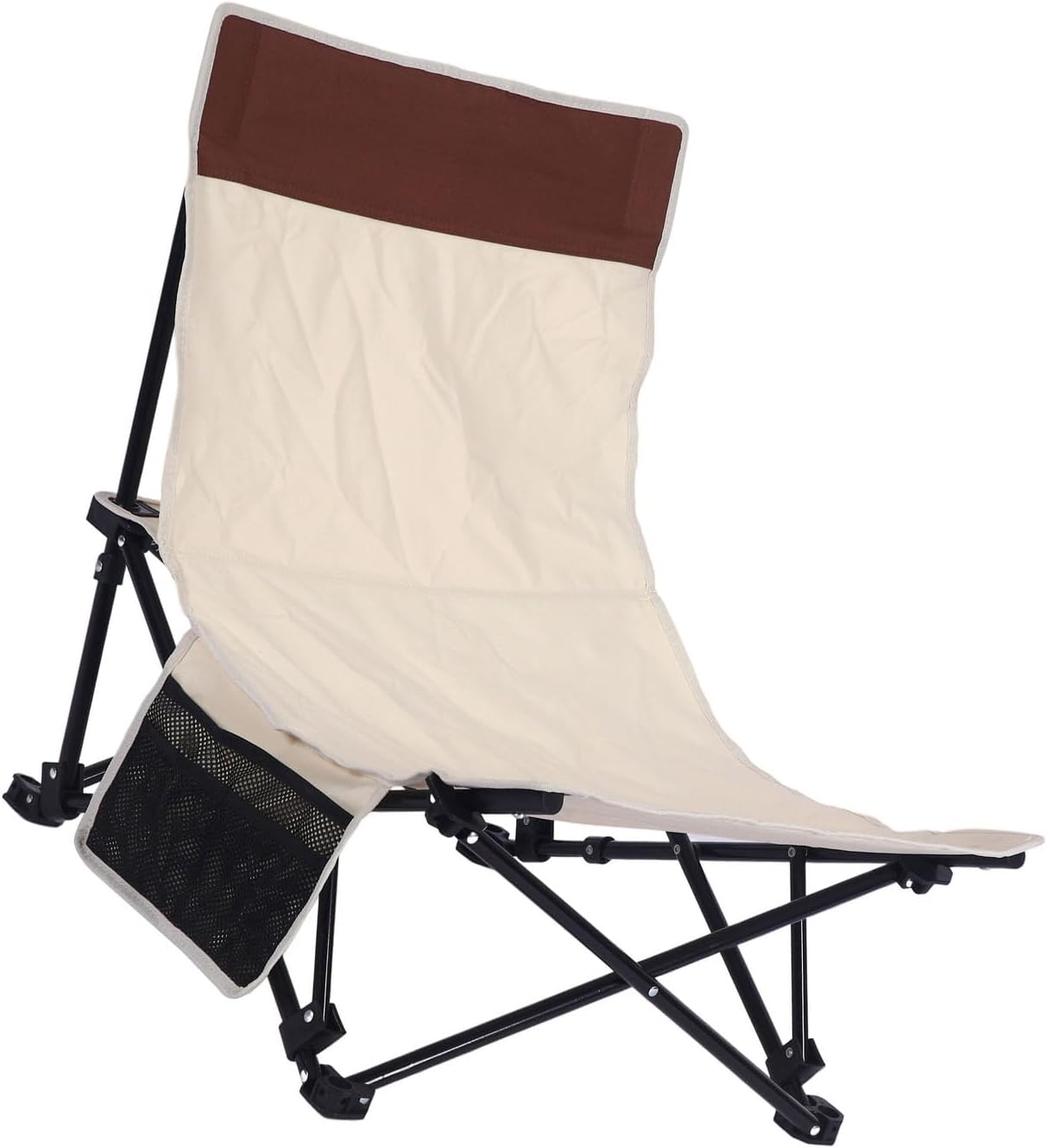 Jiawu Lightweight Chairs Reclining Beach Chair with Sturdy Backrest for DEMO