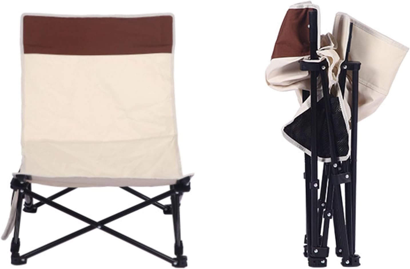 Jiawu Lightweight Chairs Reclining Beach Chair with Sturdy Backrest for DEMO