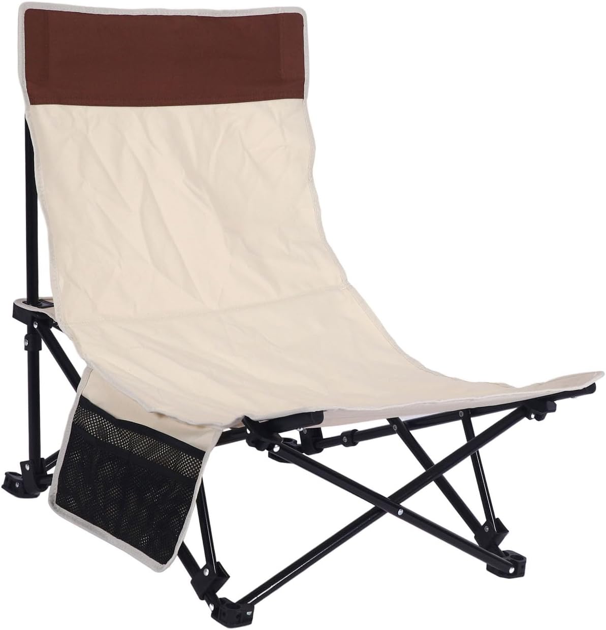 Jiawu Lightweight Chairs Reclining Beach Chair with Sturdy Backrest for DEMO