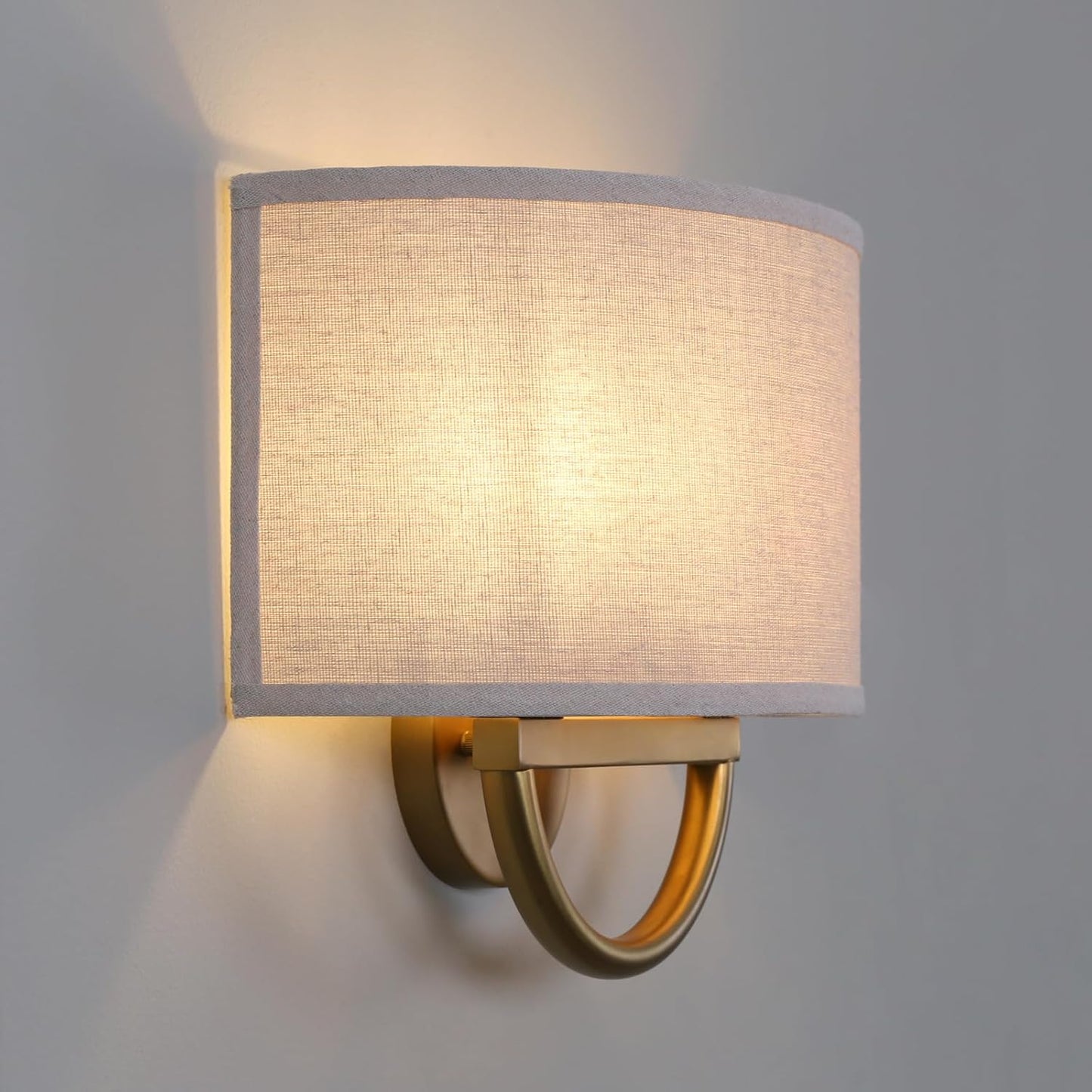 Buyee Vintage Industrial Double Sconce 2-Light Wall Lighting Fixture Linen DEMO