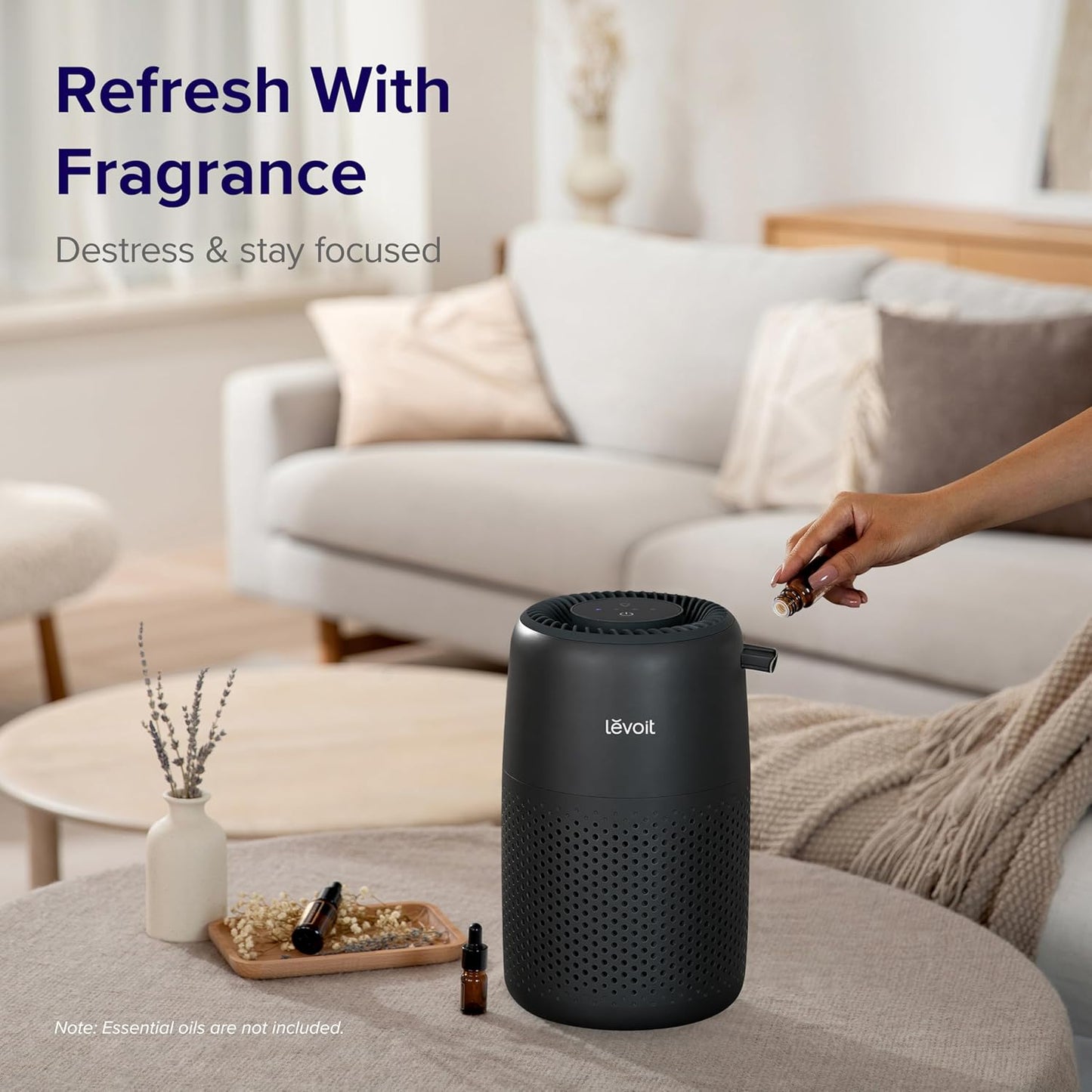 Levoit Core Air Purifiers Mini Air Purifier with Night Light, Quiet Mode, NEW