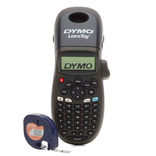 Dymo LetraTag LT-100H Handheld Label Maker Portable Keyboard Printer Office NEW