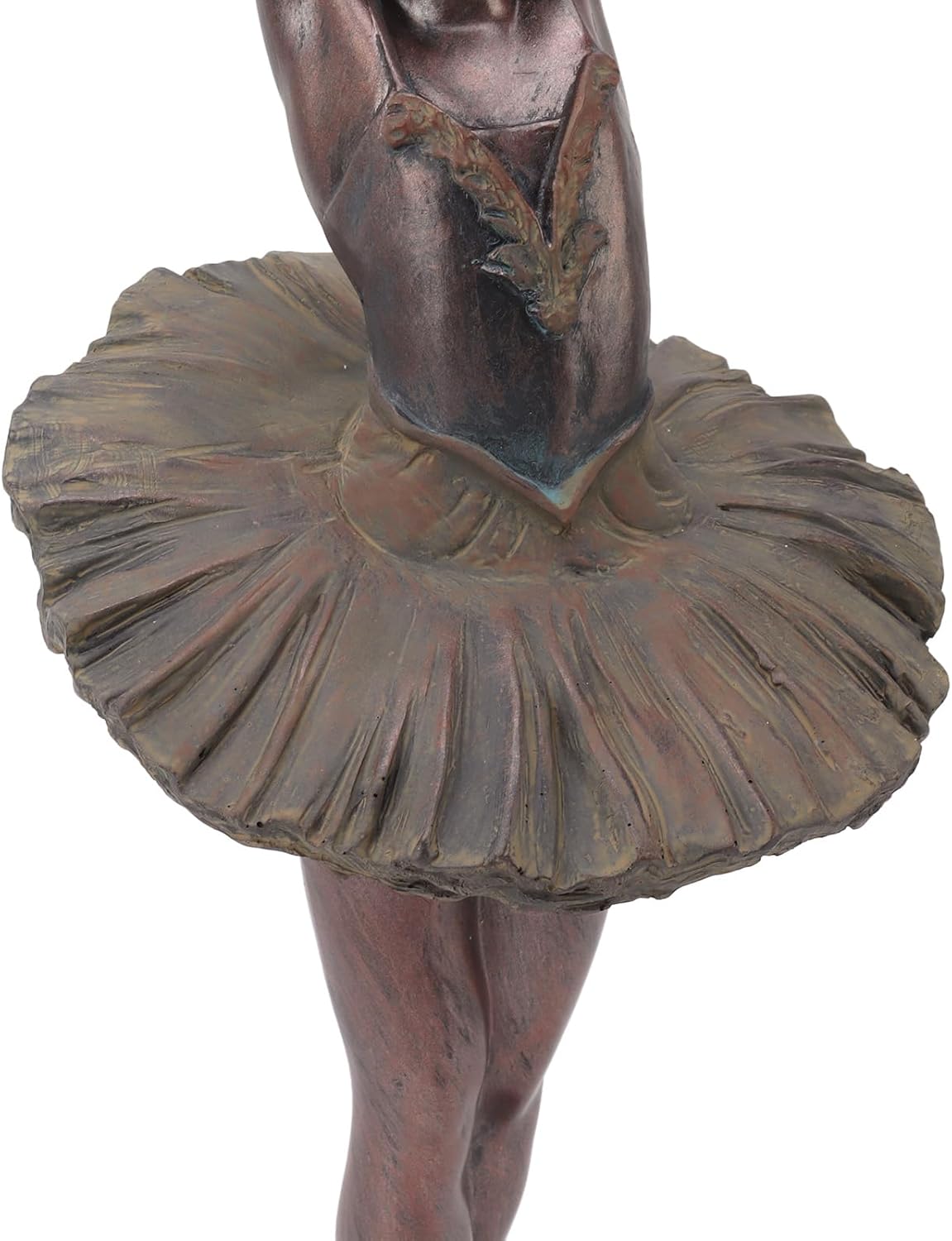 Aoutecen Elegant Artistic Bronze Finish Standing Ballerina Sculpture Statues NEW