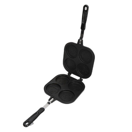 Aoutecen Double Sided Aluminum Alloy Commercial Waffle Maker Non-Stick NEW