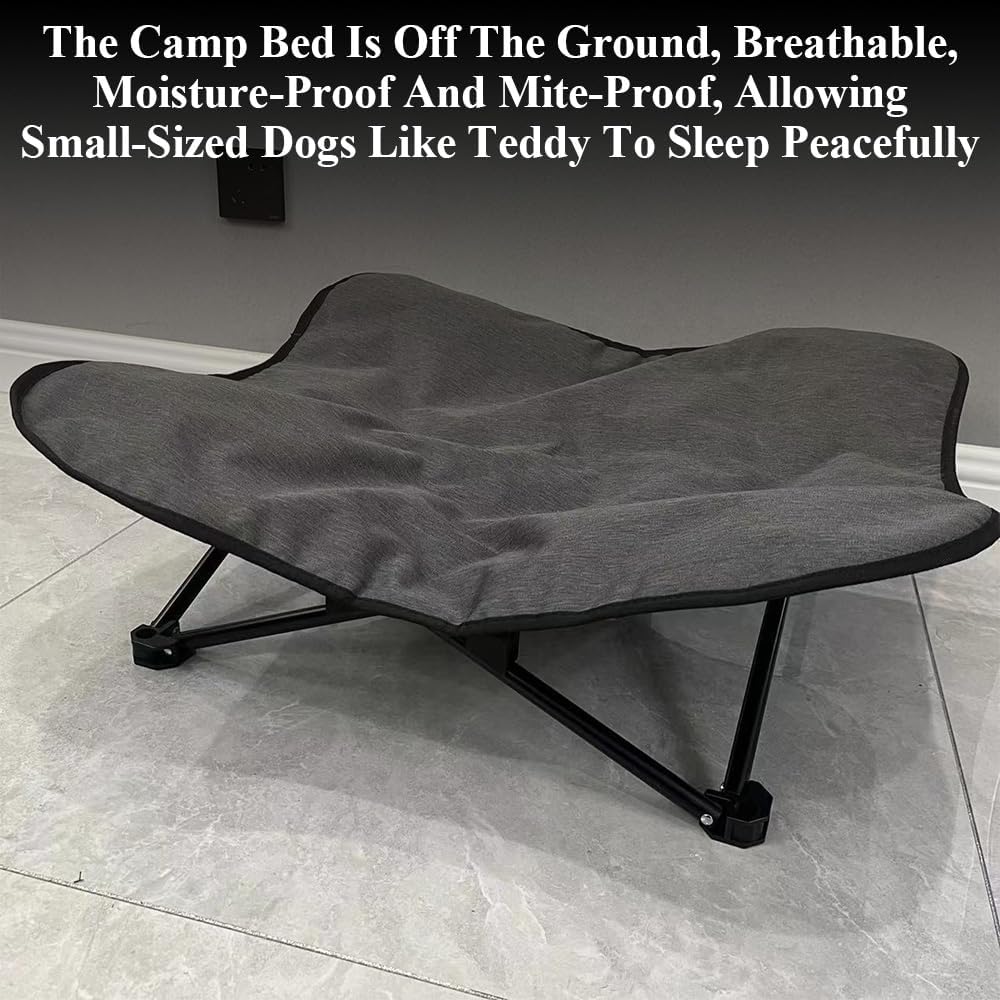 MOTRAIN Foldable Beds Pet Bed Portable Waterproof Washable Dark Gray Size NEW