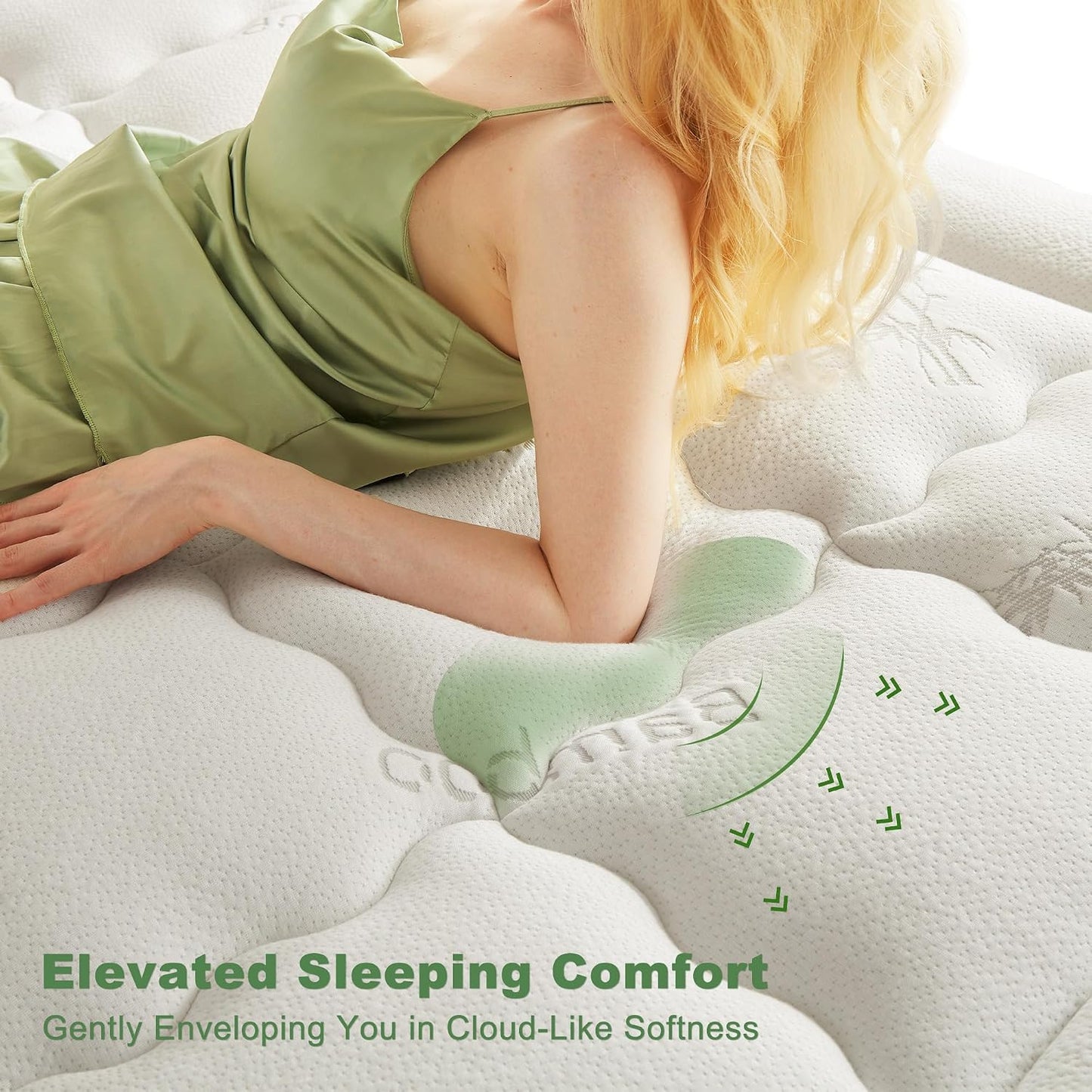 BEDLORE White Single Mattress Topper Viscose Derived from Bamboo Thick NEW