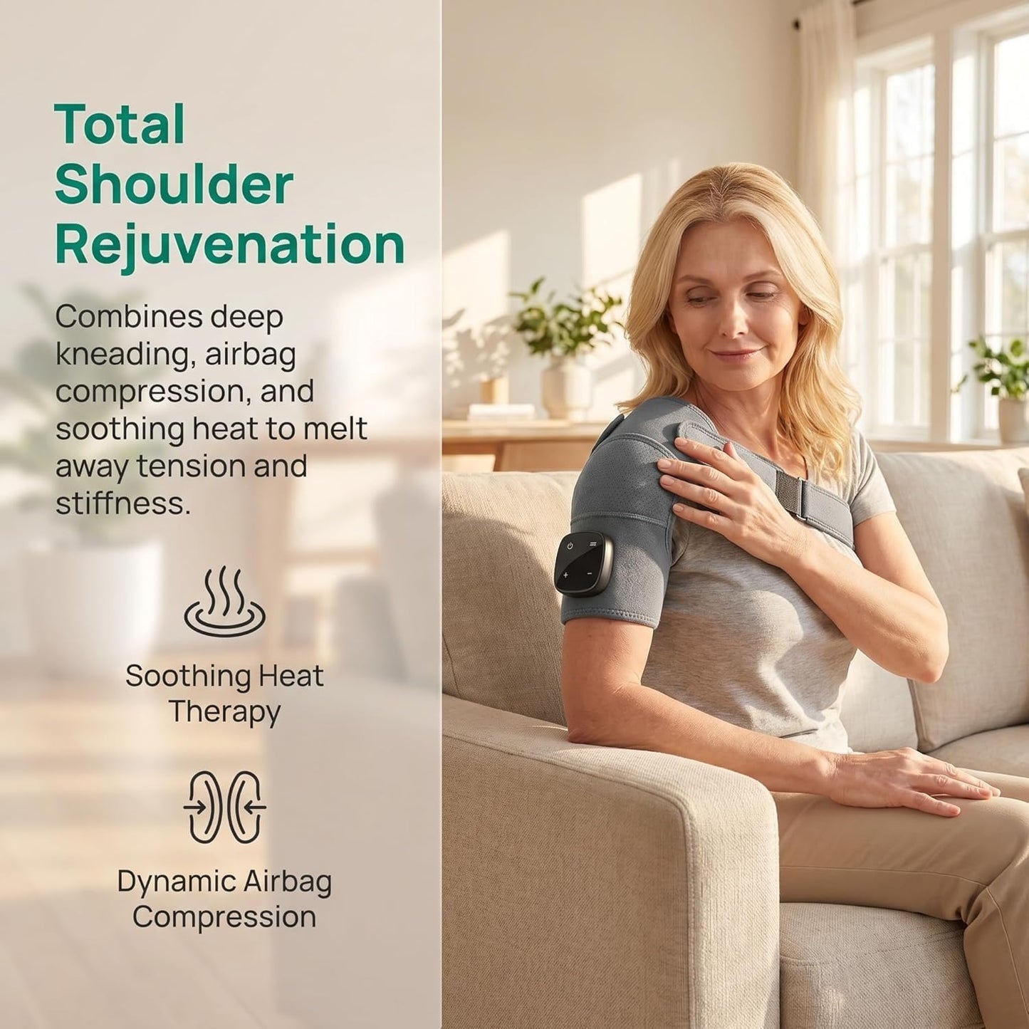 Youngly Cordless Neck & Back Massage Wrap Electric Massager Relaxation DEMO
