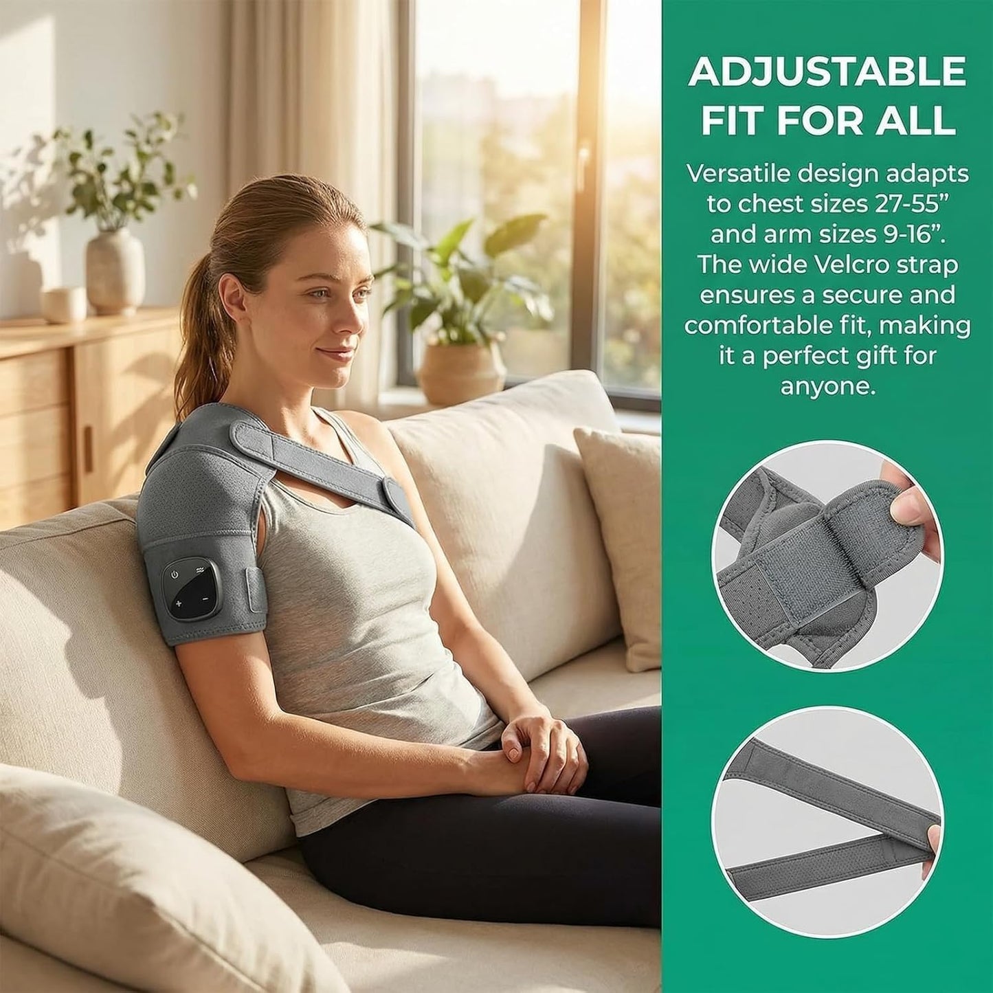 Youngly Cordless Neck & Back Massage Wrap Electric Massager Relaxation DEMO