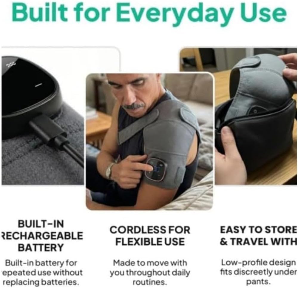 Youngly Cordless Neck & Back Massage Wrap Electric Massager Relaxation DEMO