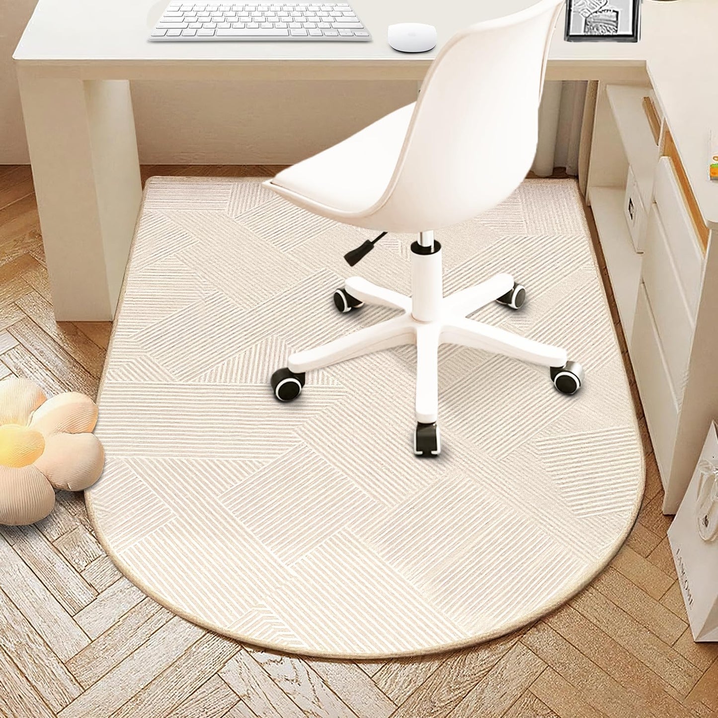 NobleHaus Multi Surface Chair Mat for Carpets & Hardwood Floors, 80 x 120 DEMO
