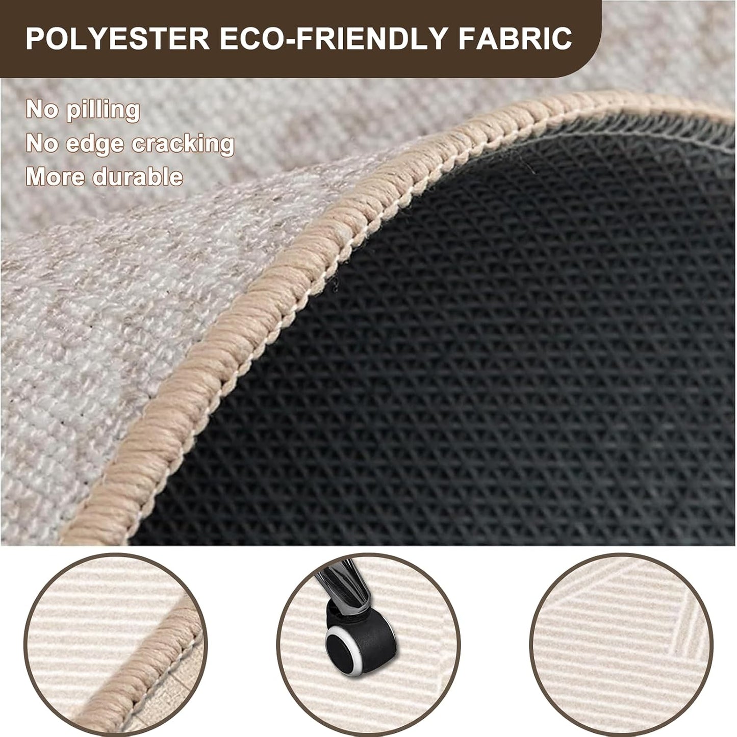 NobleHaus Multi Surface Chair Mat for Carpets & Hardwood Floors, 80 x 120 DEMO