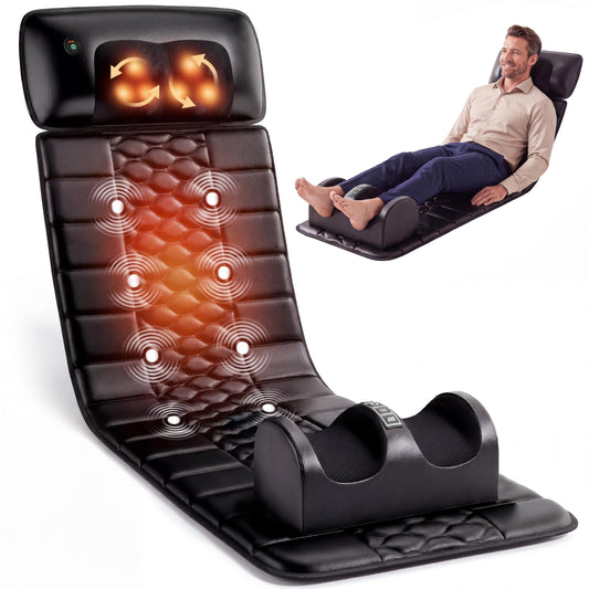 Himouta Vibration Full Body Massage Mat Heated Electric Foot Massager Pad DEMO
