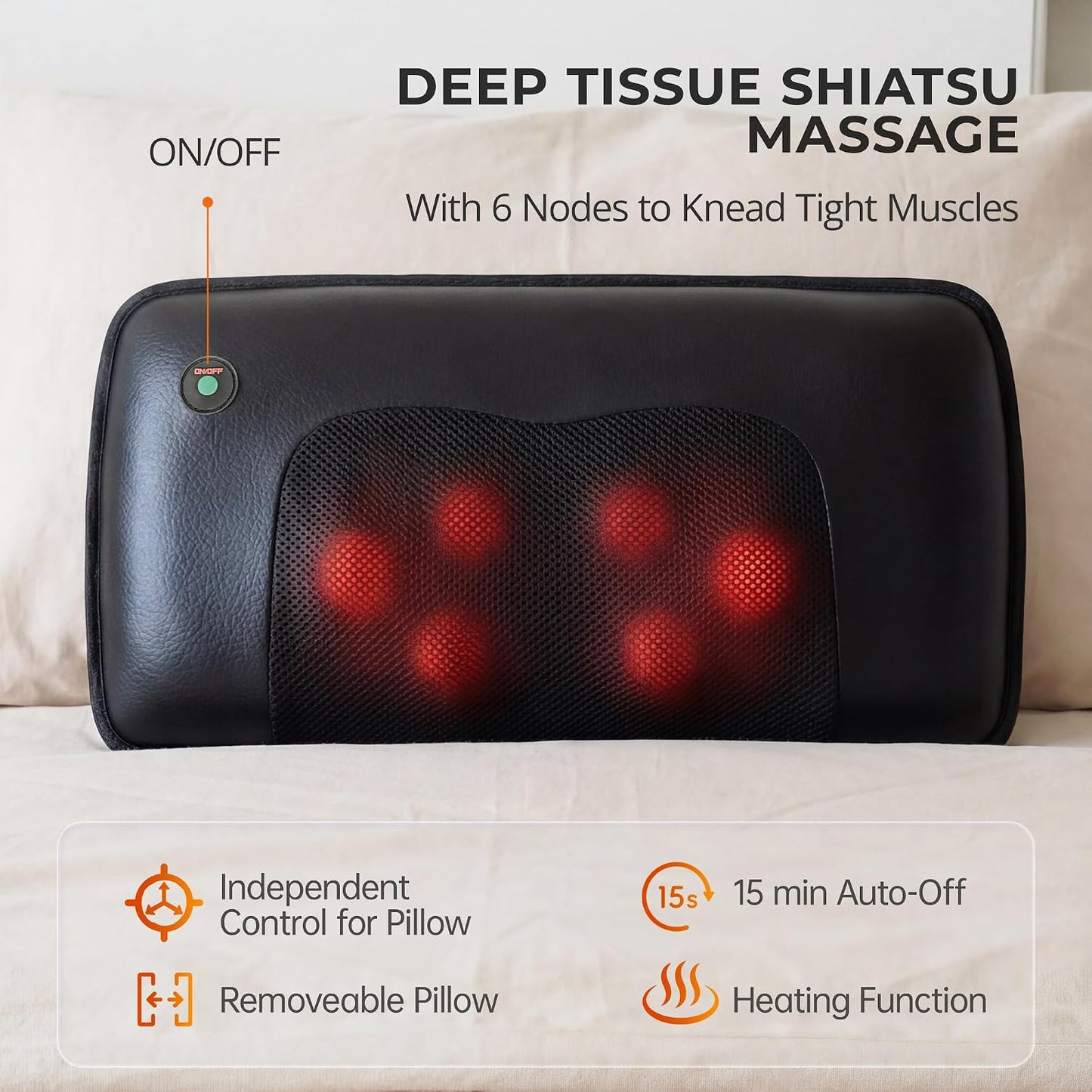 Himouta Vibration Full Body Massage Mat Heated Electric Foot Massager Pad DEMO