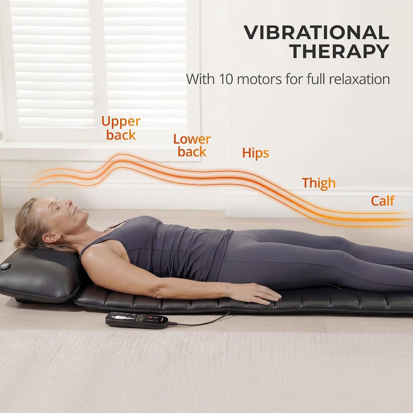 Himouta Vibration Full Body Massage Mat Heated Electric Foot Massager Pad DEMO