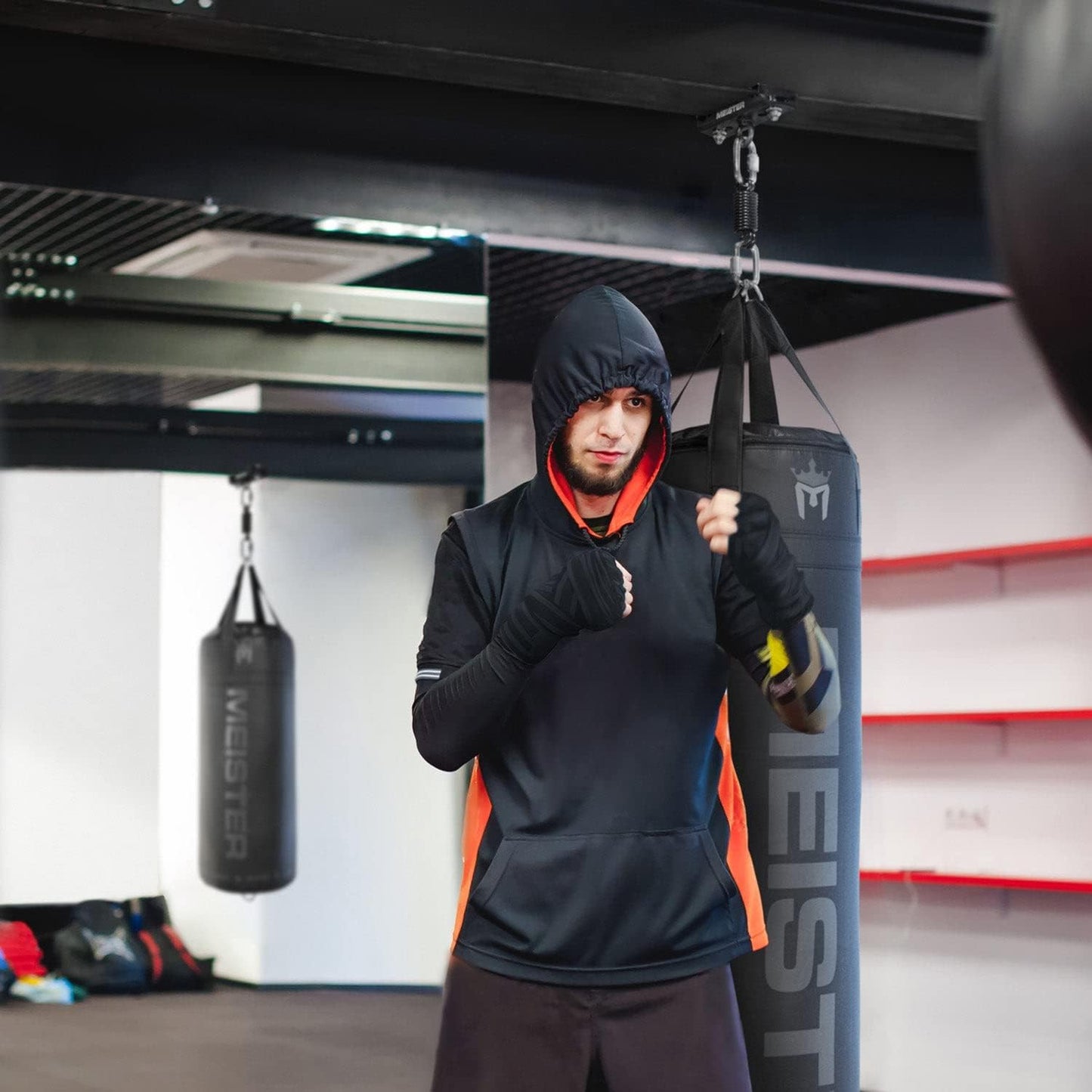 Meister Beam Clamp Hanger Mount for Boxing & MMA Heavy Bags Suspension DEMO