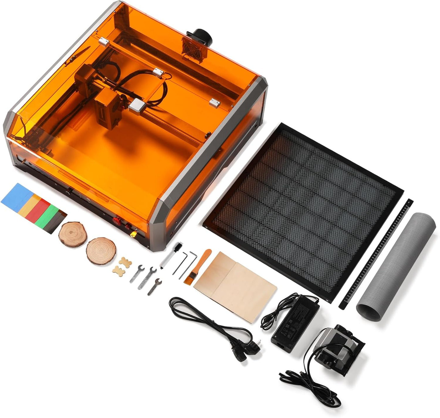 Genmitsu 40W Laser Engraver & Cutter - All-in-One Engraving Tool, Grey