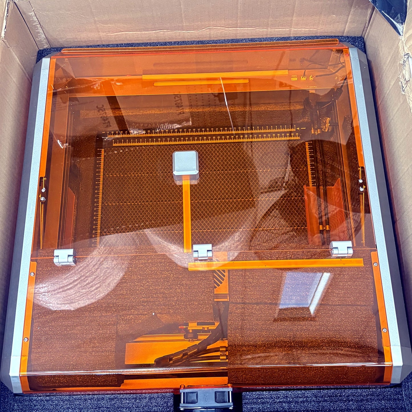 Genmitsu 40W Laser Engraver & Cutter - All-in-One Engraving Tool, Grey
