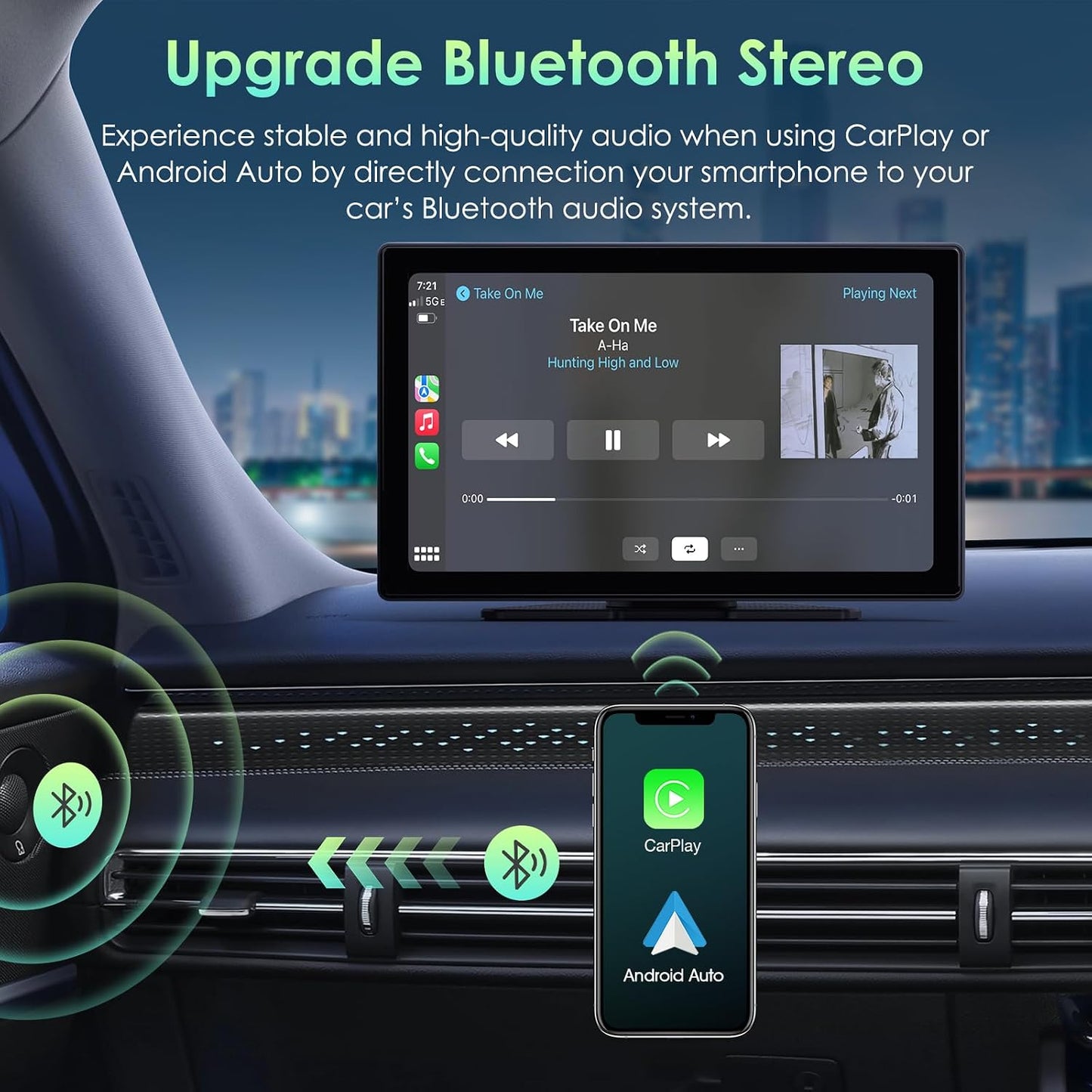 aphqua 9" On-Dash-Monitoring HD IPS On-Dash Monitoring System with 2.5K DEMO