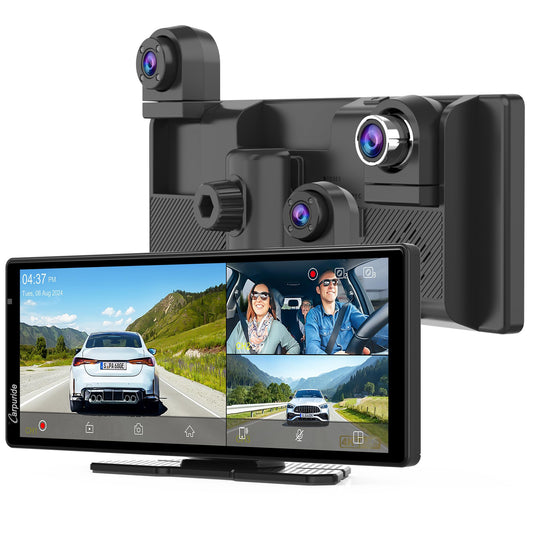 Carpuride 4K Front Dash Cam with CarPlay & Android Auto - In-Dash Video DEMO