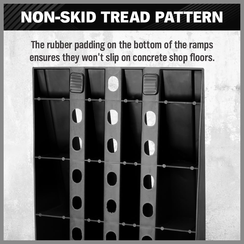 SEDY Heavy-Duty Vehicle Ramps Durable Non-Slip Black Surface 905MM Long DEMO