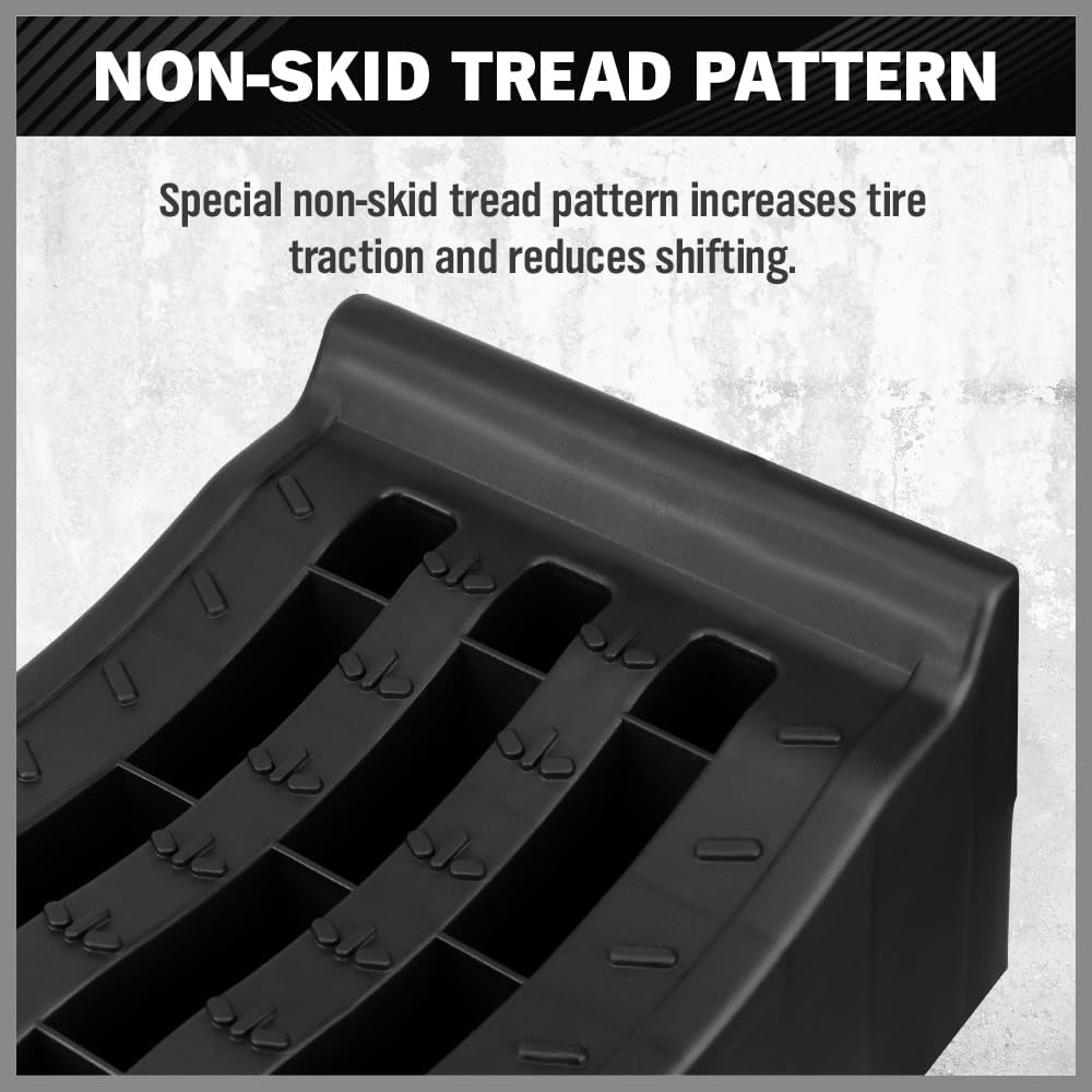 SEDY Heavy-Duty Vehicle Ramps Durable Non-Slip Black Surface 905MM Long DEMO