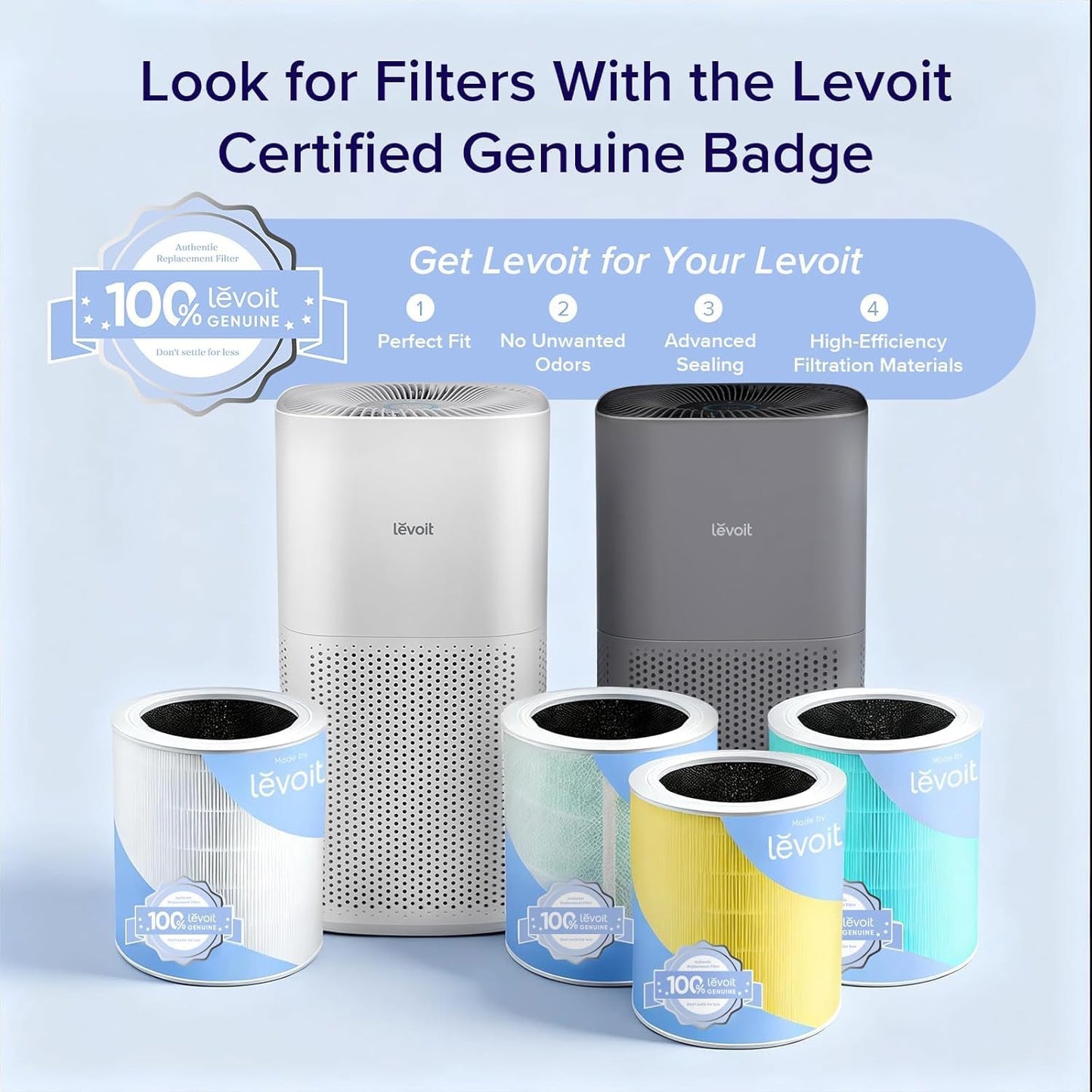 Levoit Smart Air Purifier Core 600s for Home Large Room up to 294 m² DEMO
