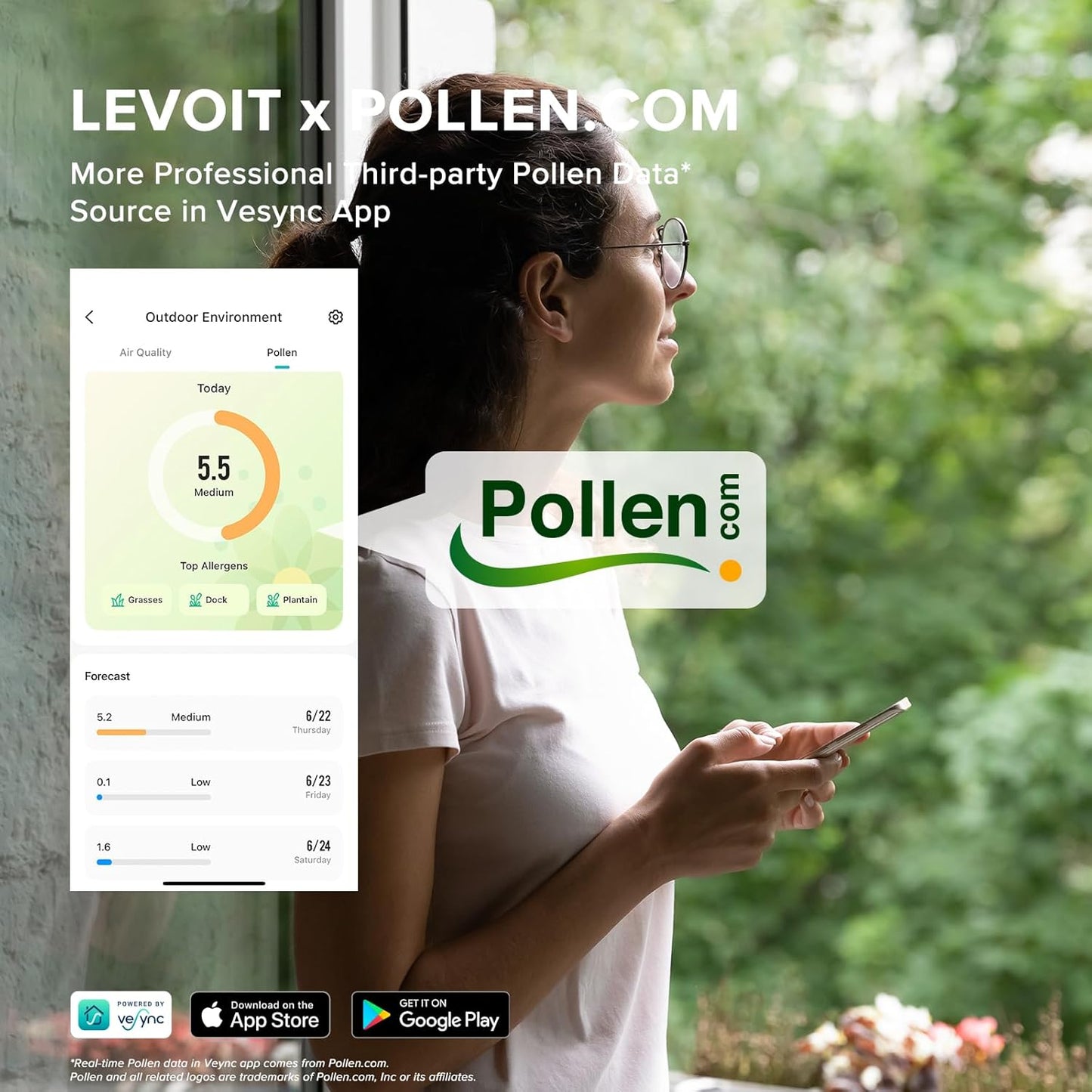 Levoit Smart Air Purifier Core 600s for Home Large Room up to 294 m² DEMO