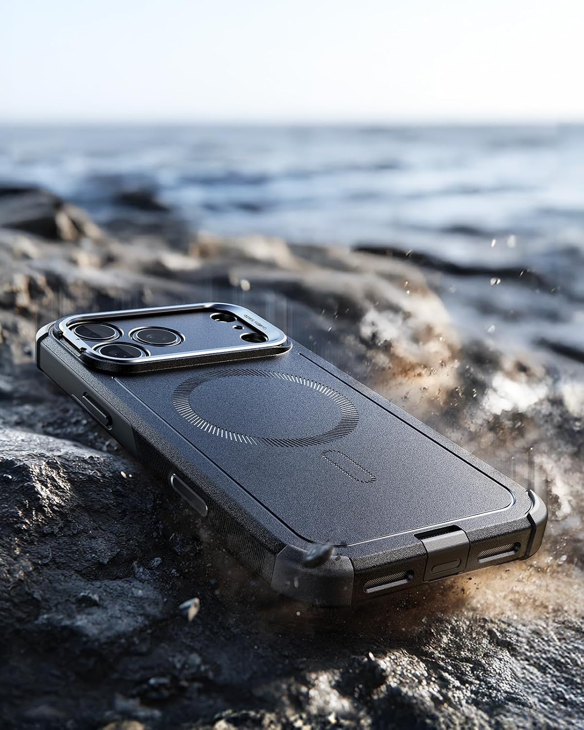 ESR Flex Stand Rugged MagSafe Compatible iPhone 17 Pro Basic Case Black NEW