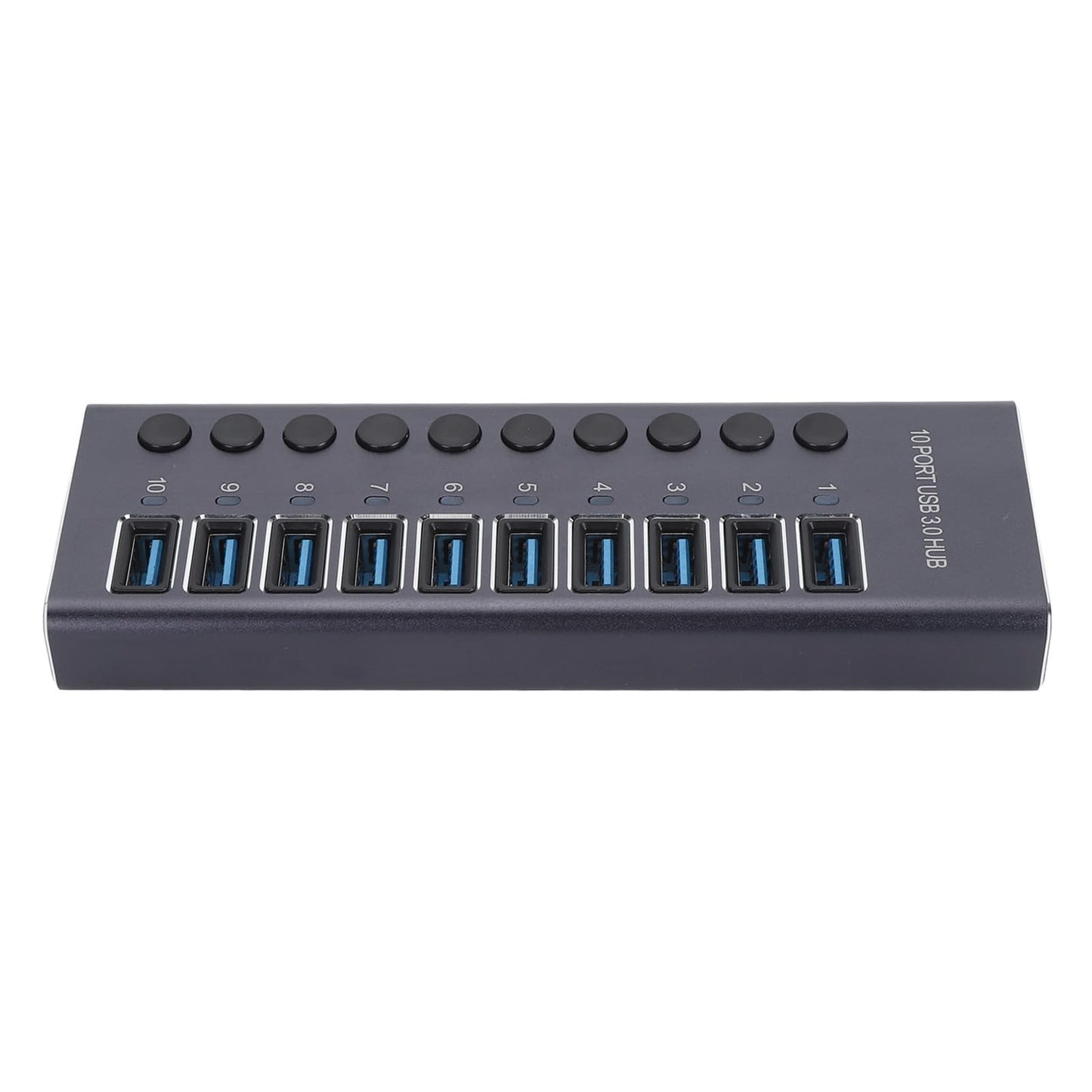 Zopsc Unisex USB Hubs 10-Port USB 3.0 Hub with 60W Power Adapter for NEW