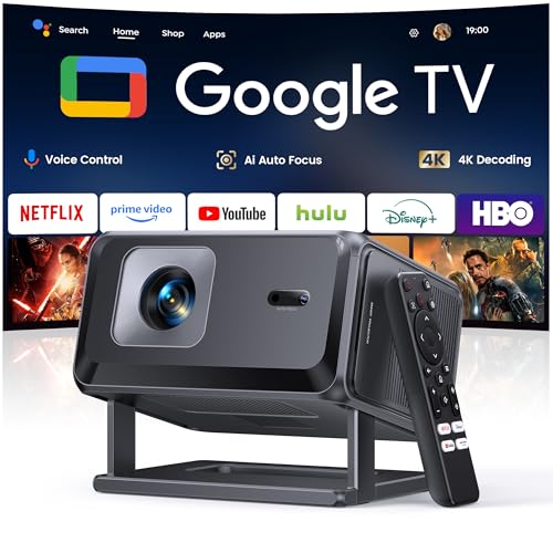 TOPTRO 4K Projectors Projector with Google TV, Netflix, Disney+ Auto Focus NEW