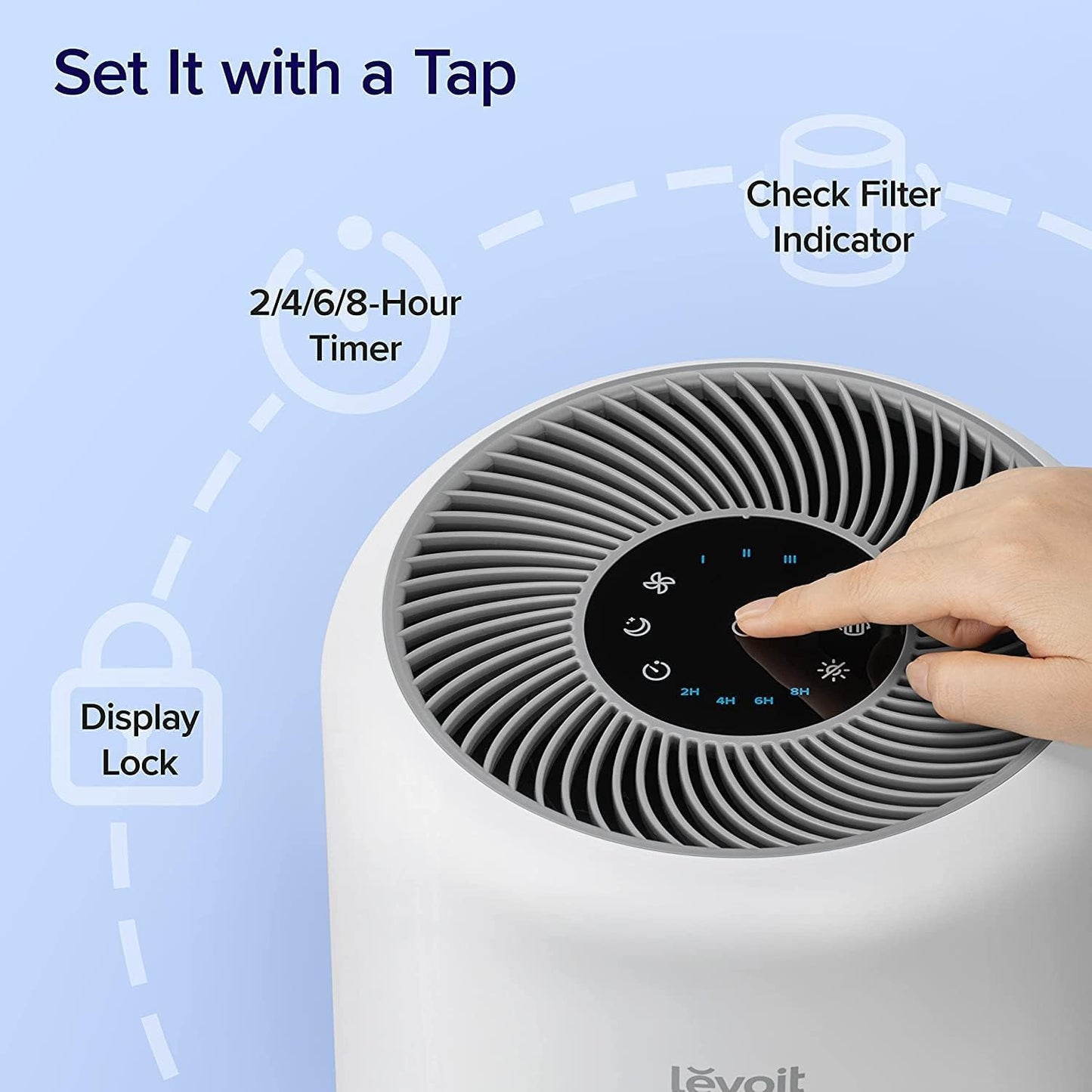 Levoit Core Air Purifiers 300 HEPA Air Purifier for Home Bedroom, Ultra DEMO