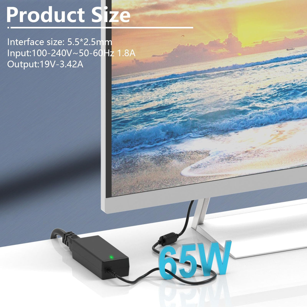 hafiuege Wireless AC Adapters Bluetooth Speaker Laptop Charger Cable DEMO