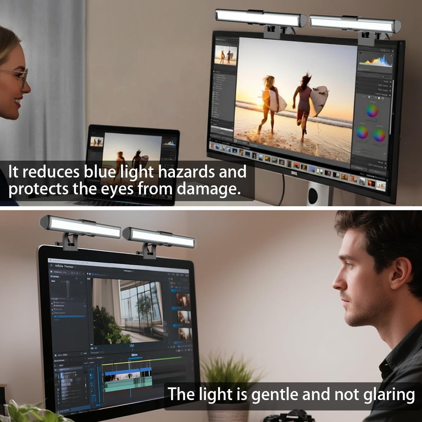 Akay&Tina Continuous Output Lighting Computer Screen Bar Eye-Caring NEW