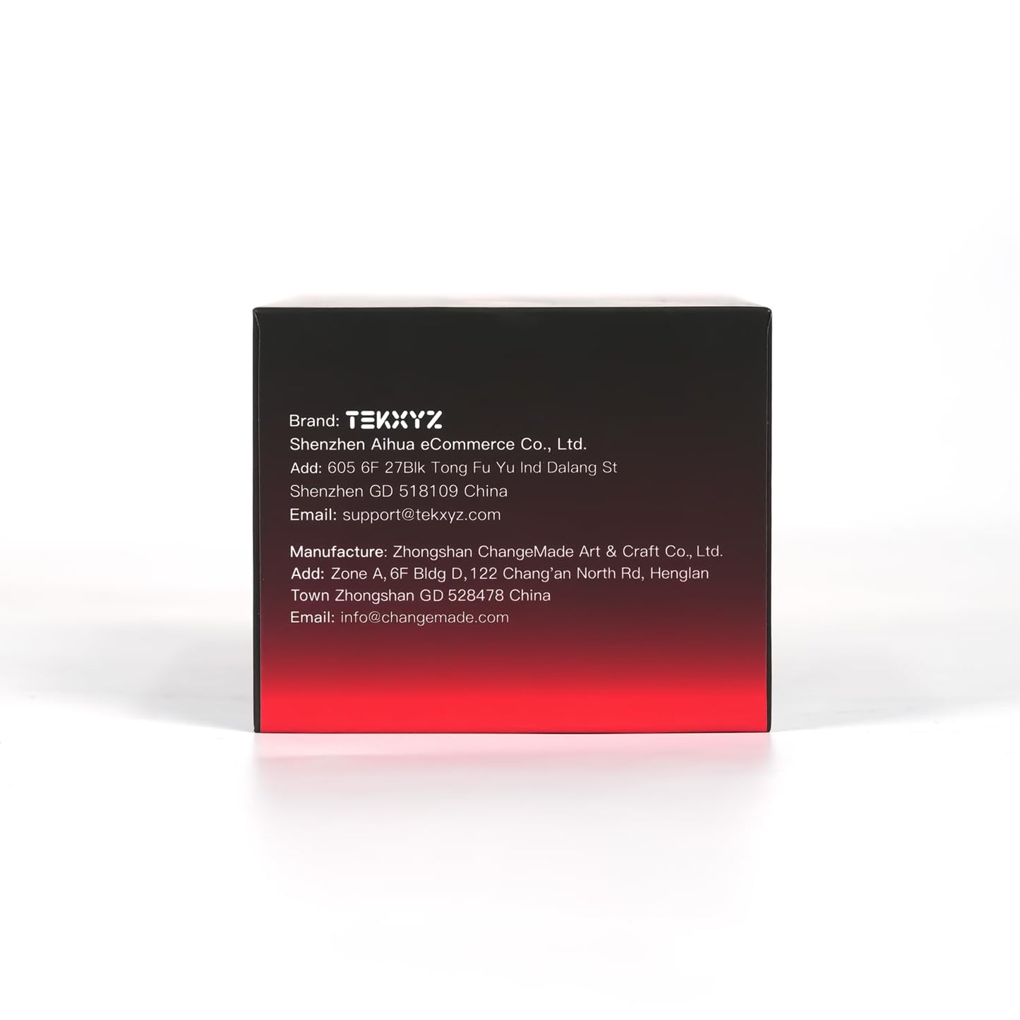 TEKXYZ Reflex Ball with Counter App and Online Community Red/Black Size NEW
