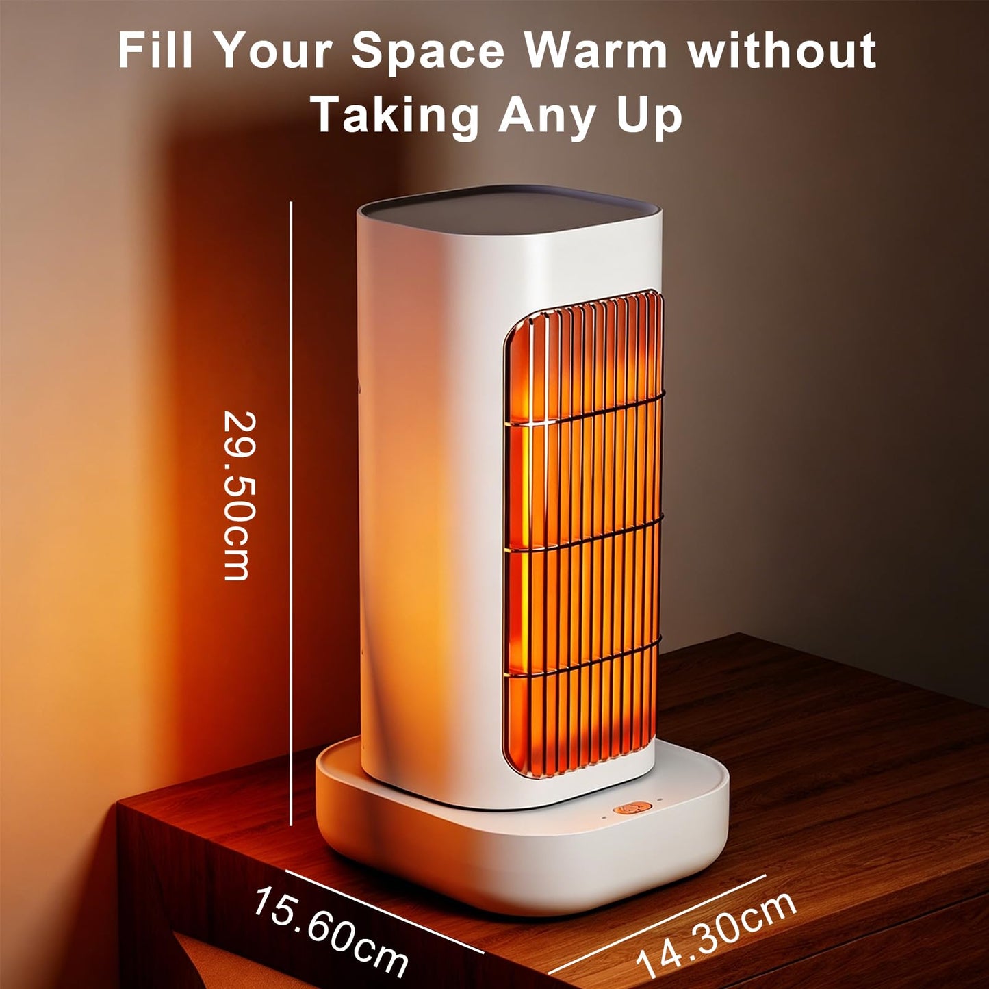 7JI 1200W Heating Fan with 2 Adjustable Temp and 90 Degree Wide Angle Head DEMO