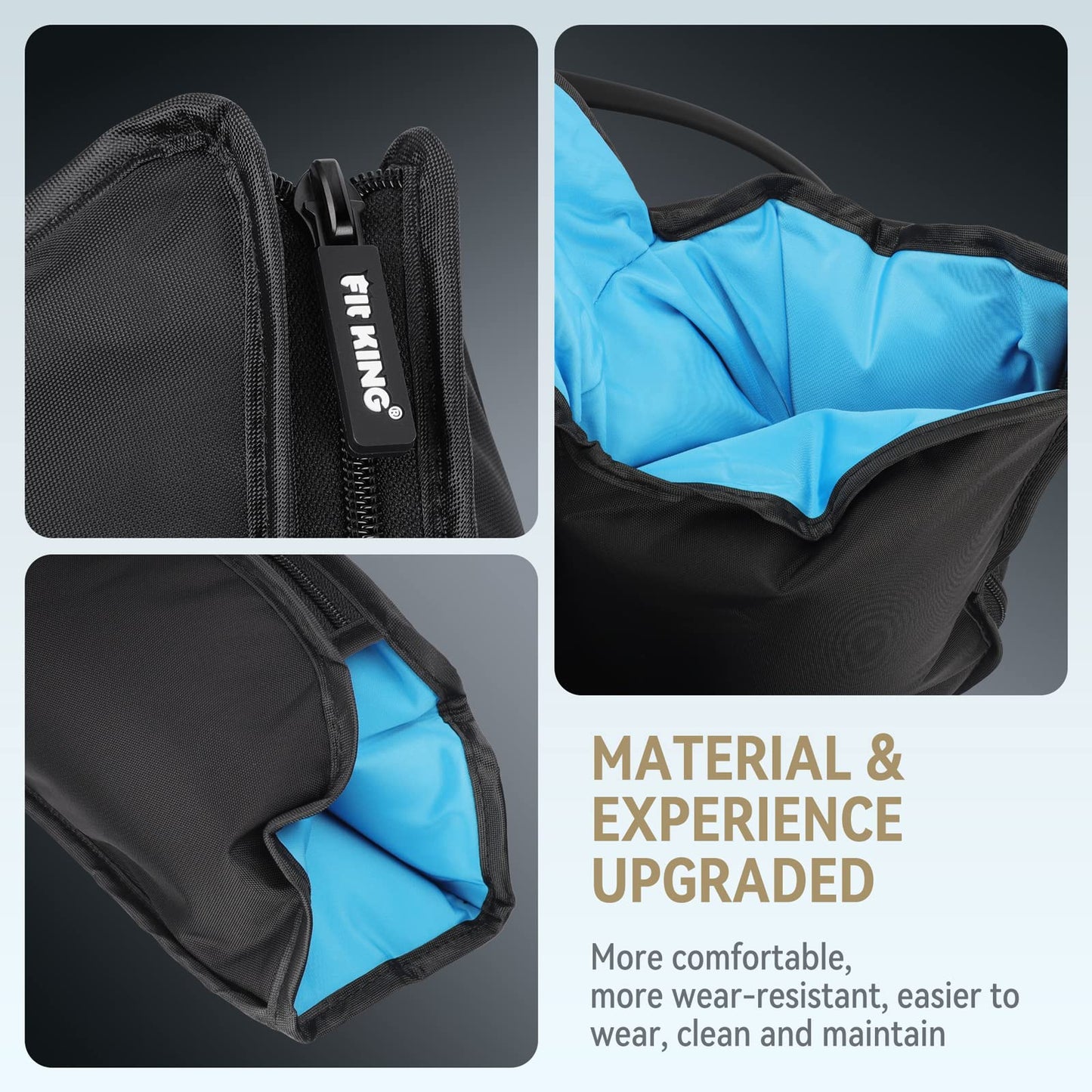 FIT KING Air Compression Leg Massager with Heat Recovery Boots for Muscle DEMO