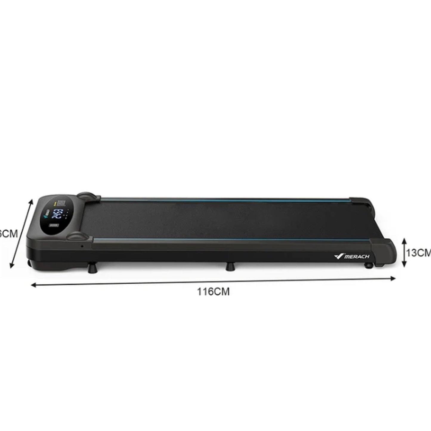 Merach Treadmill Treadmills Under Desk Walking Pad for Home Office, Alloy DEMO