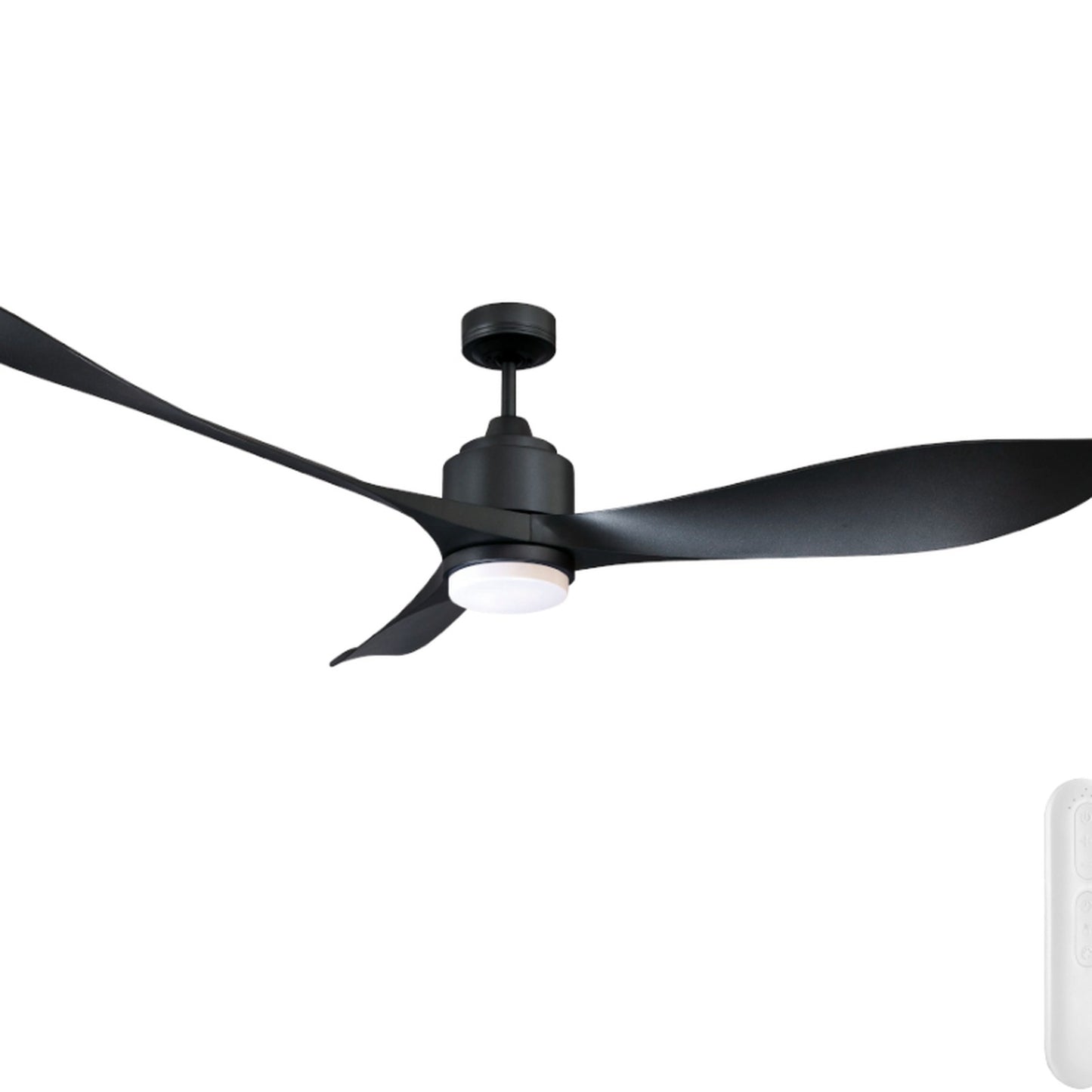 Mercator Eagle XL II Fan LED Ceiling Fan with Light, White, 167cm DEMO