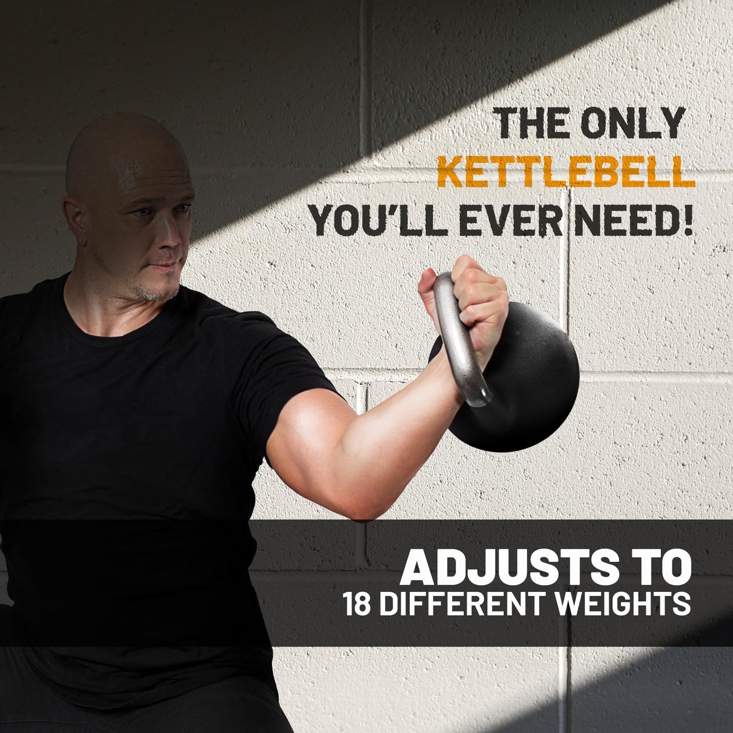 Bells of Kettlebells Steel Adjustable Kettlebell Set 12 to 20.5kg Workout DEMO