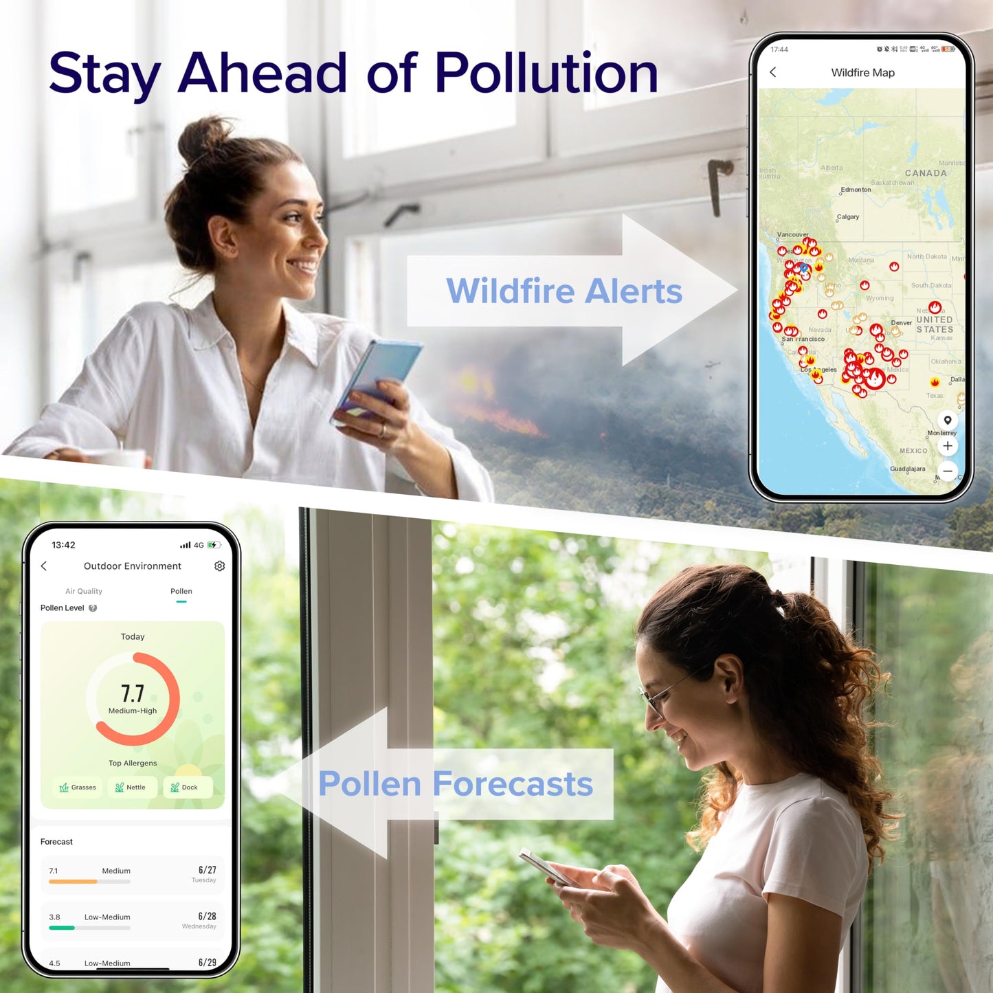 Levoit Core400S Air Purifiers Smart HEPA Air Purifier for Large Rooms, DEMO