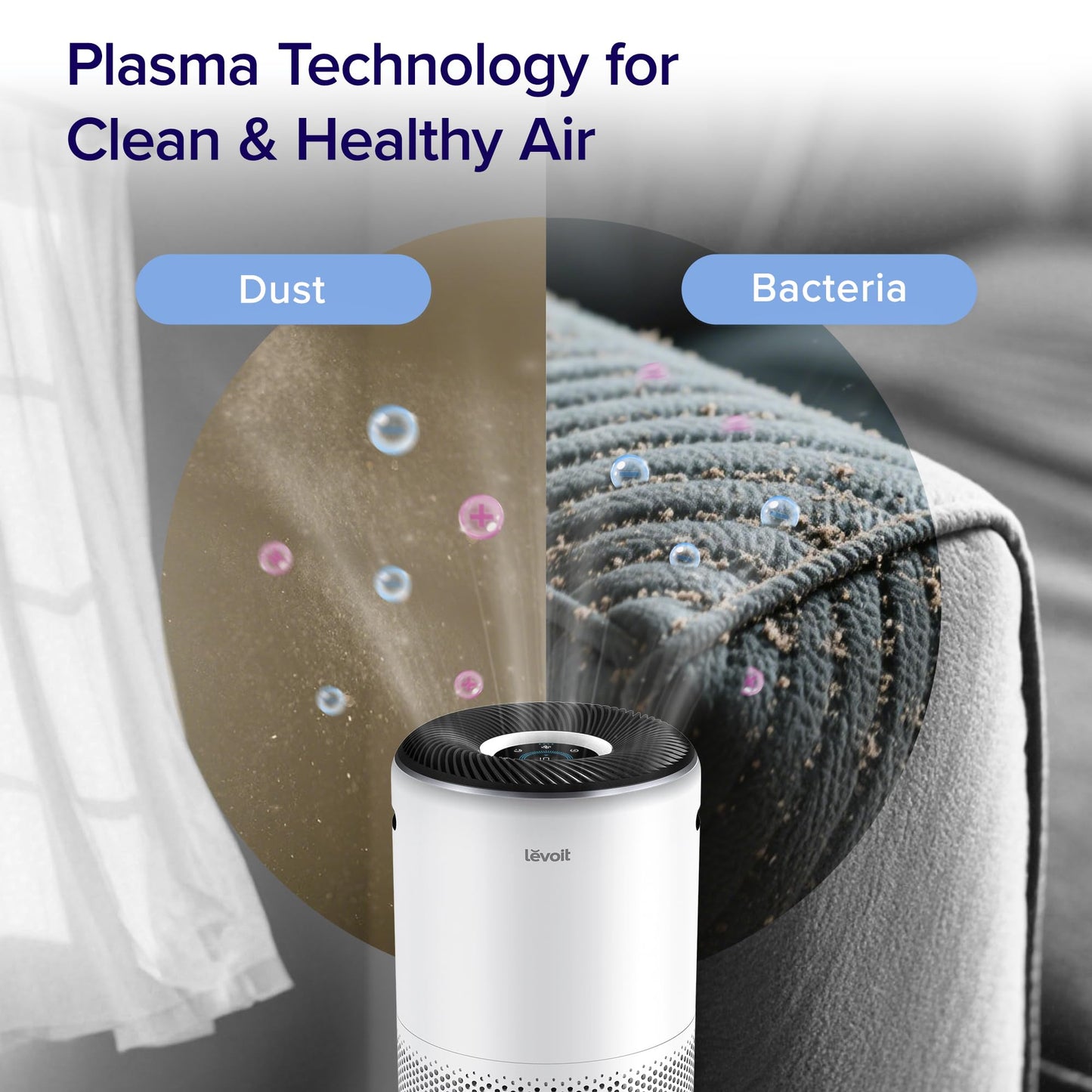 Levoit Core400S Air Purifiers Smart HEPA Air Purifier for Large Rooms, DEMO