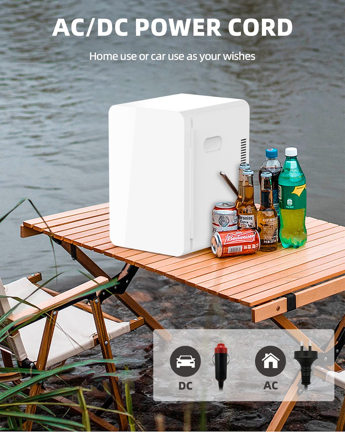 YOPOWER 22L Refrigerators Portable Compact Personal Fridge Cooler for DEMO