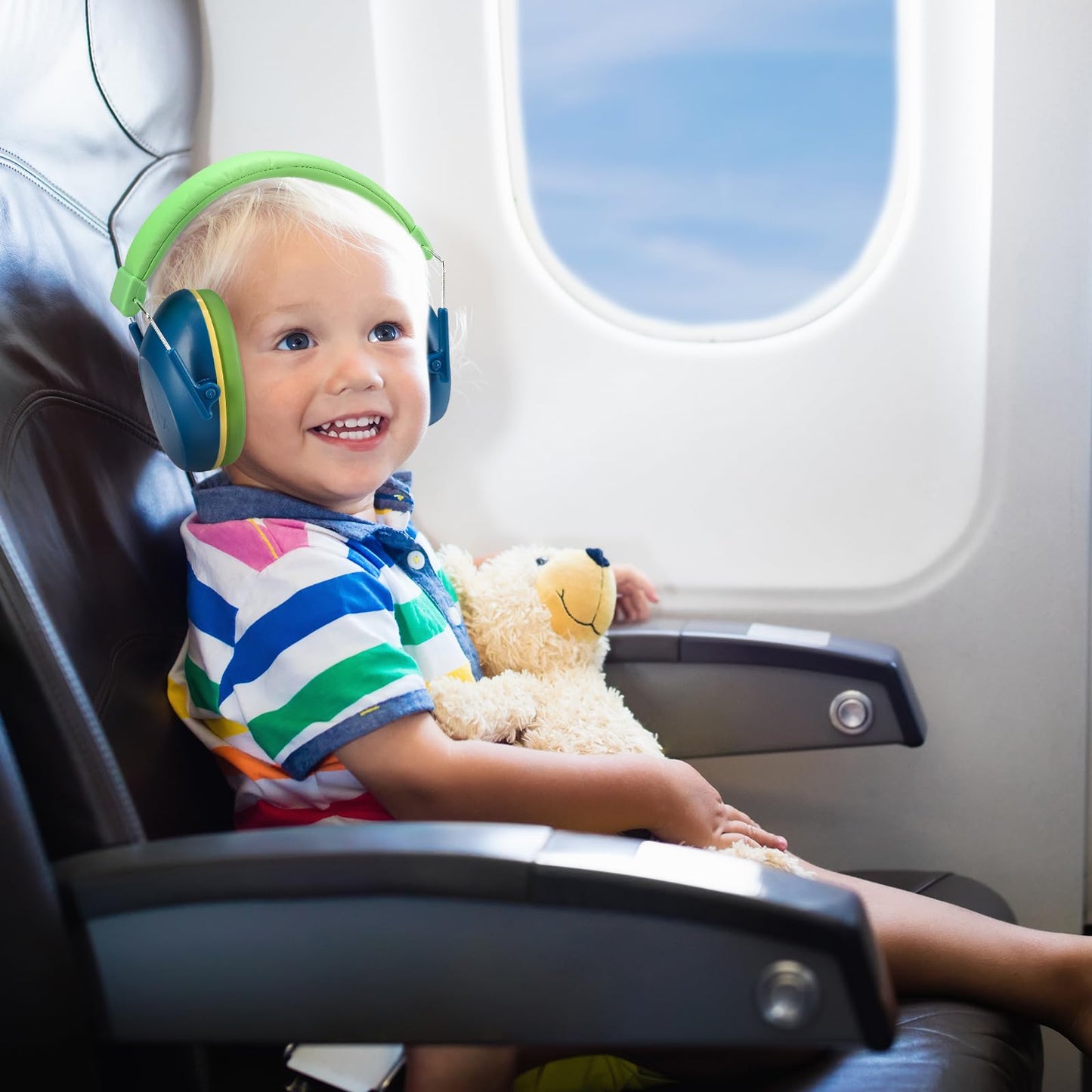 ProCase Kids Noise Cancelling Headphones Hearing Protection Earmuffs Navy DEMO