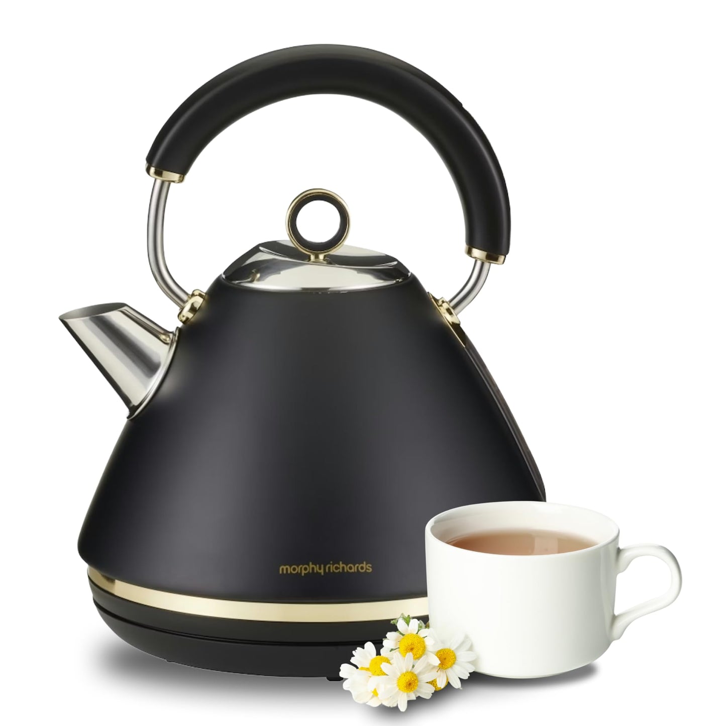 Morphy Richards Ascend 1.5L Satin Black Electric Kettle, 2200W High-Power DEMO