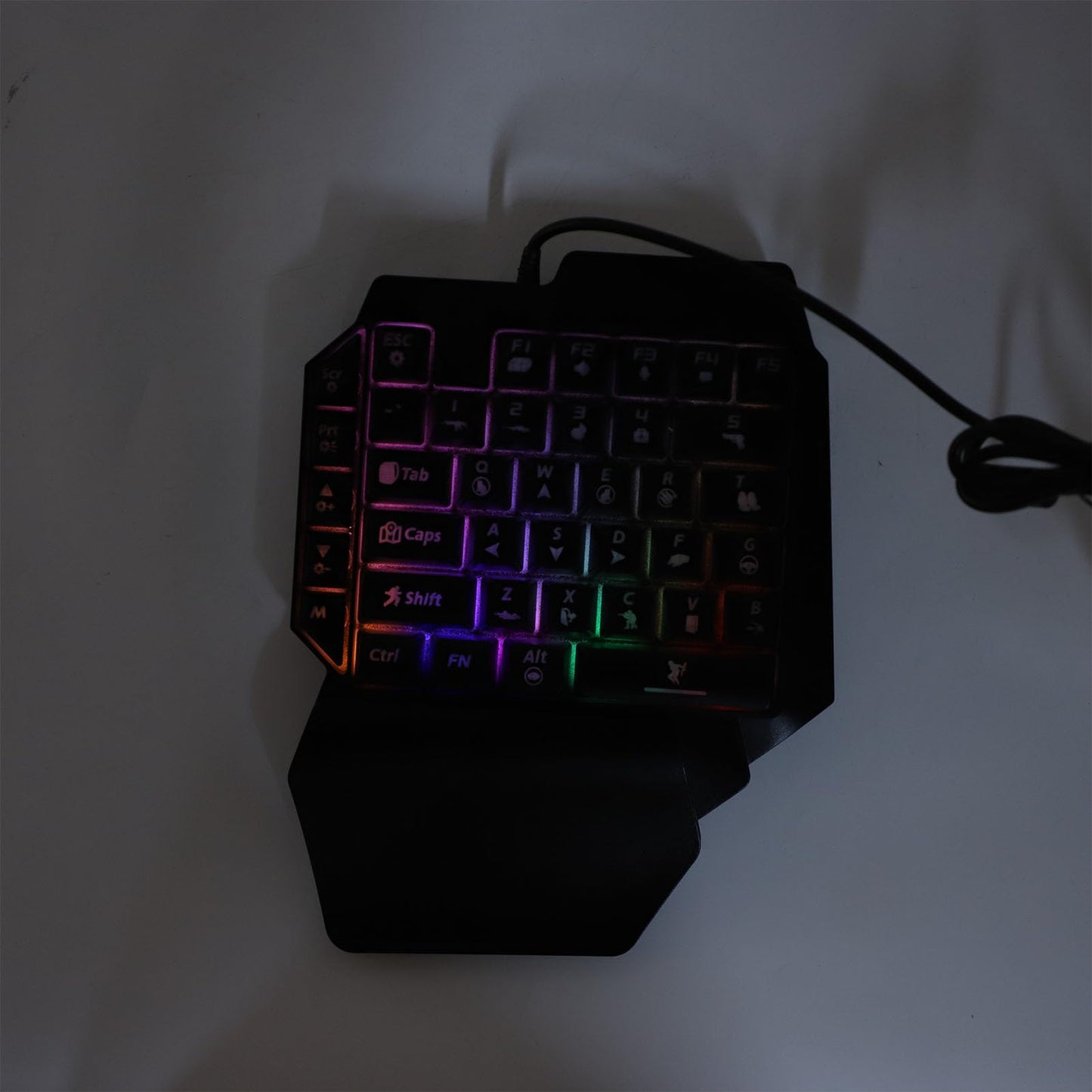 VELATEMOR 4-in-1 Mobile Gaming Keyboard Mouse Converter with Power Adapter NEW
